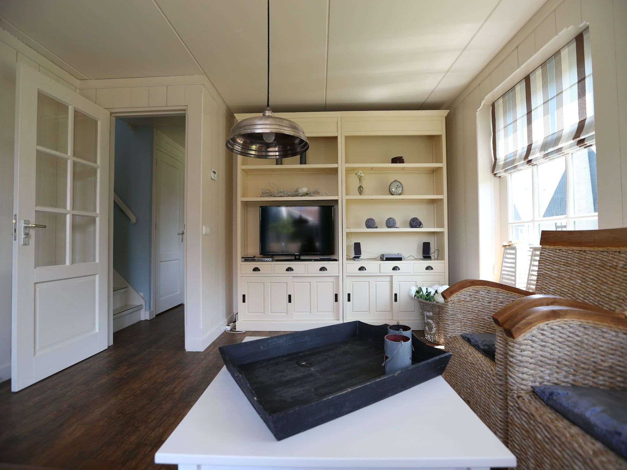 De woonkamer van Recreatiepark Wiringherlant  - Villa 4 in Hippolytushoef