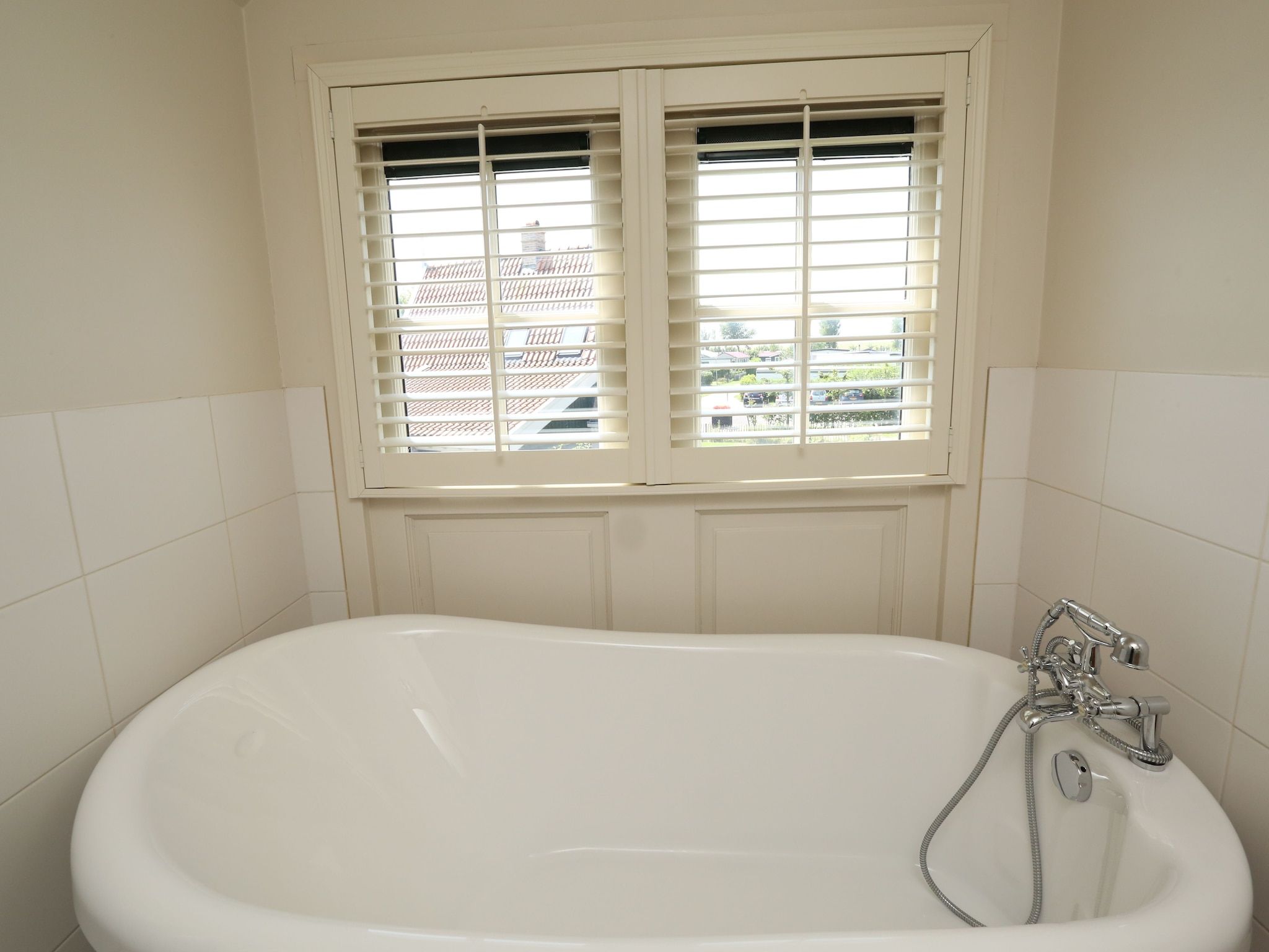 De badkamer van Recreatiepark Wiringherlant  - Villa 4 in Hippolytushoef