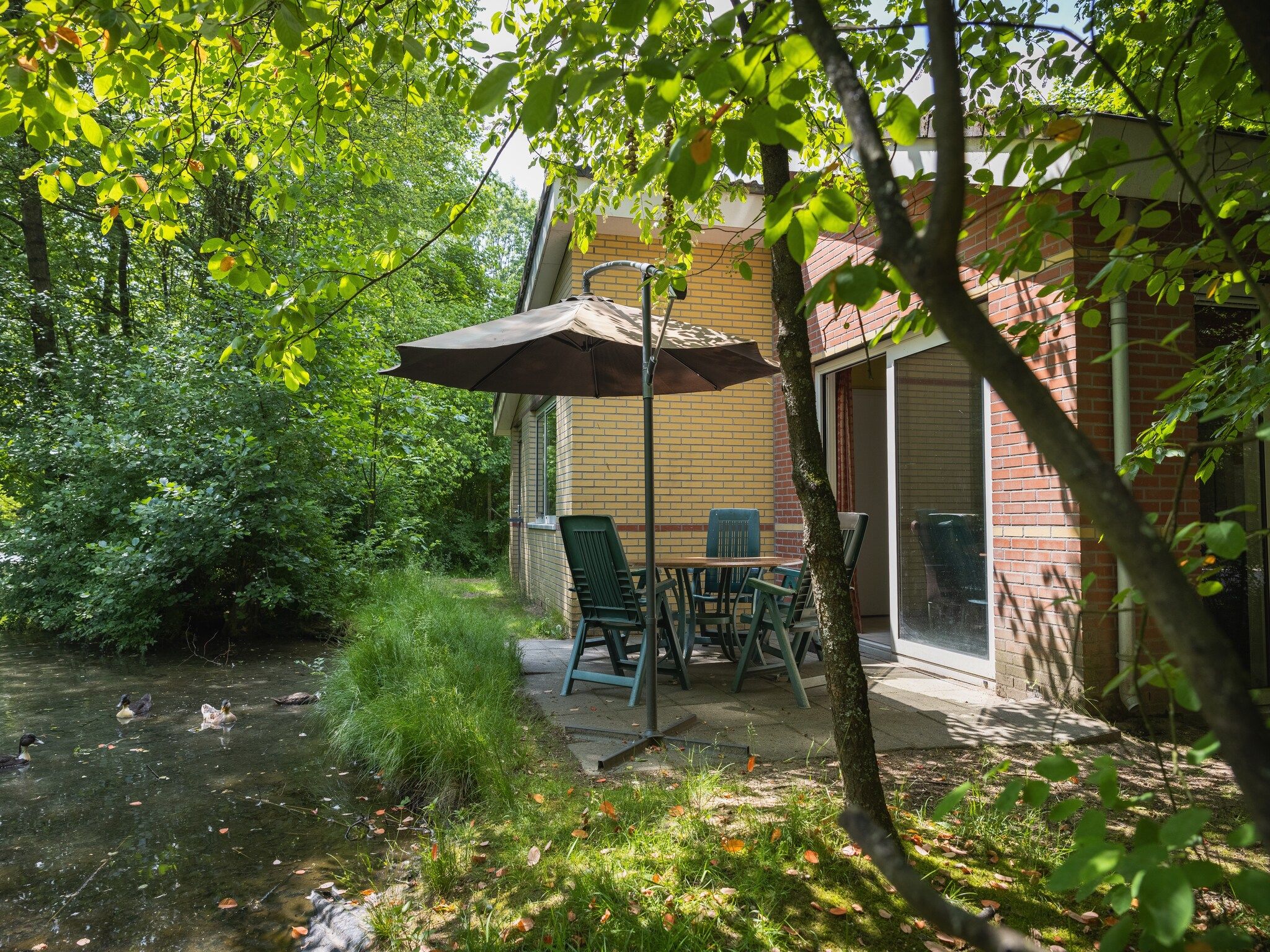 De buitenkant van Vakantiepark de Berkenhorst 8 in Kootwijk