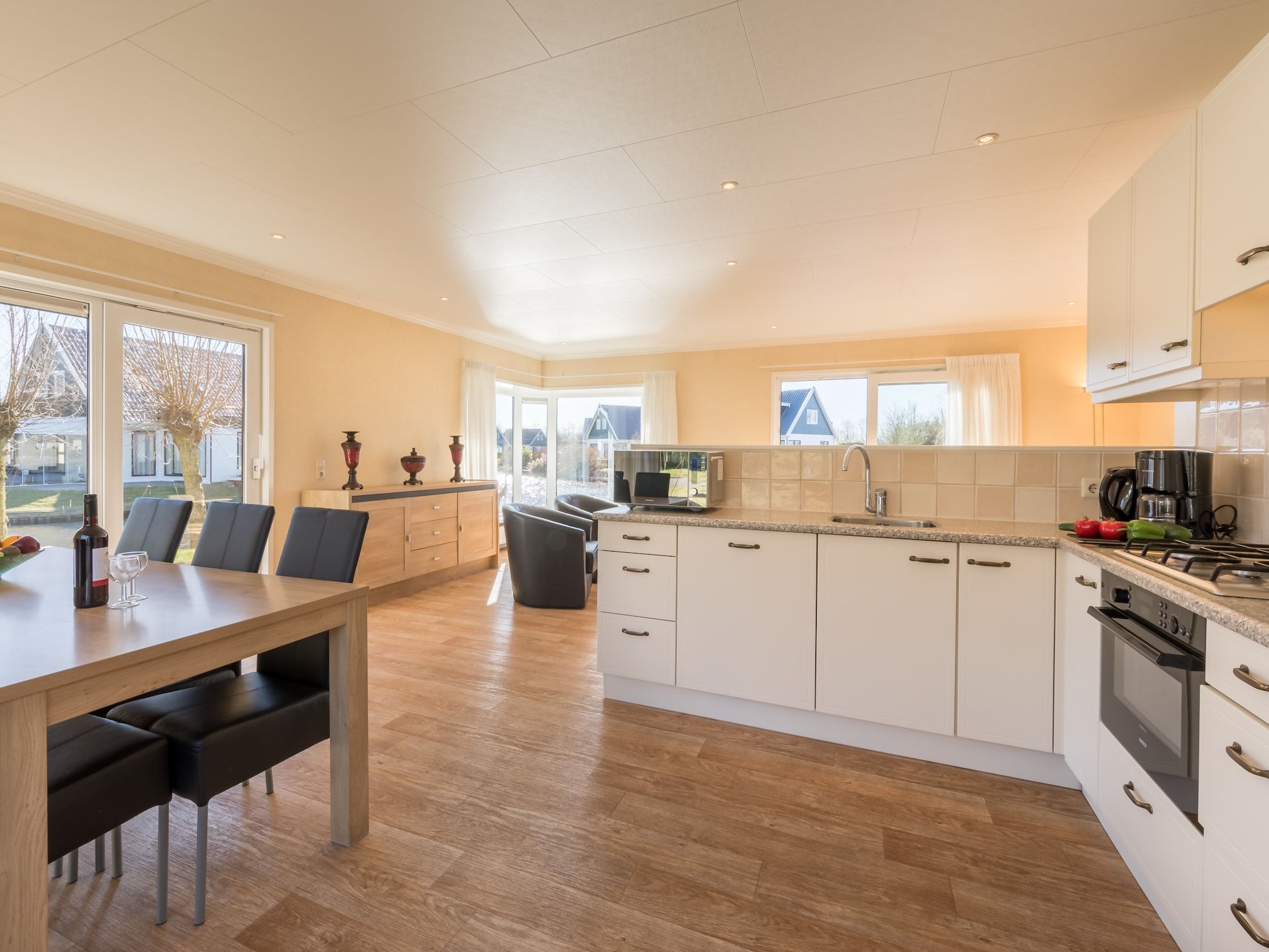 De keuken van Hunzepark 7 in Gasselternijveen