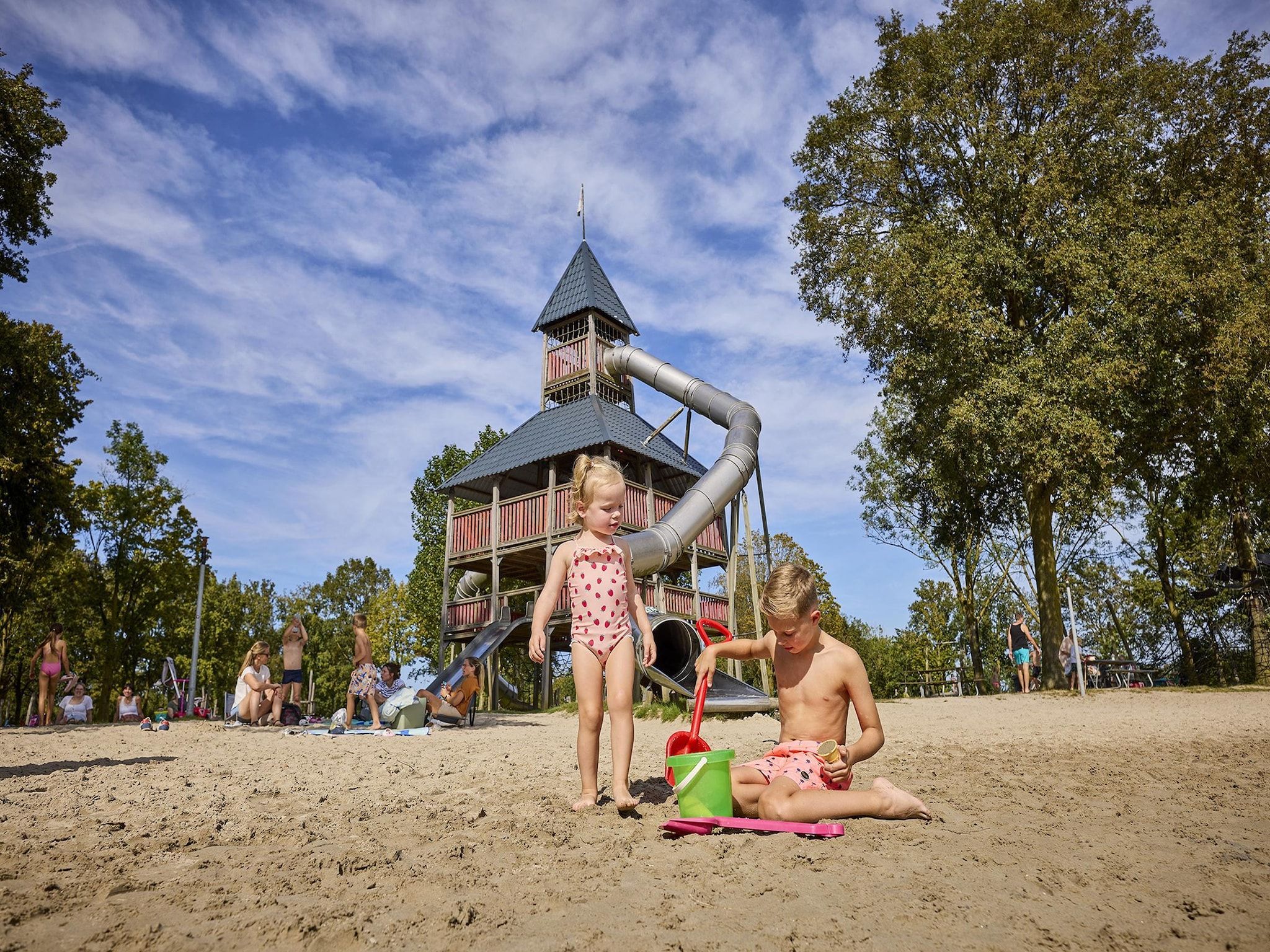 Parkfaciliteiten bij Buitenhof De Leistert 1 in Roggel