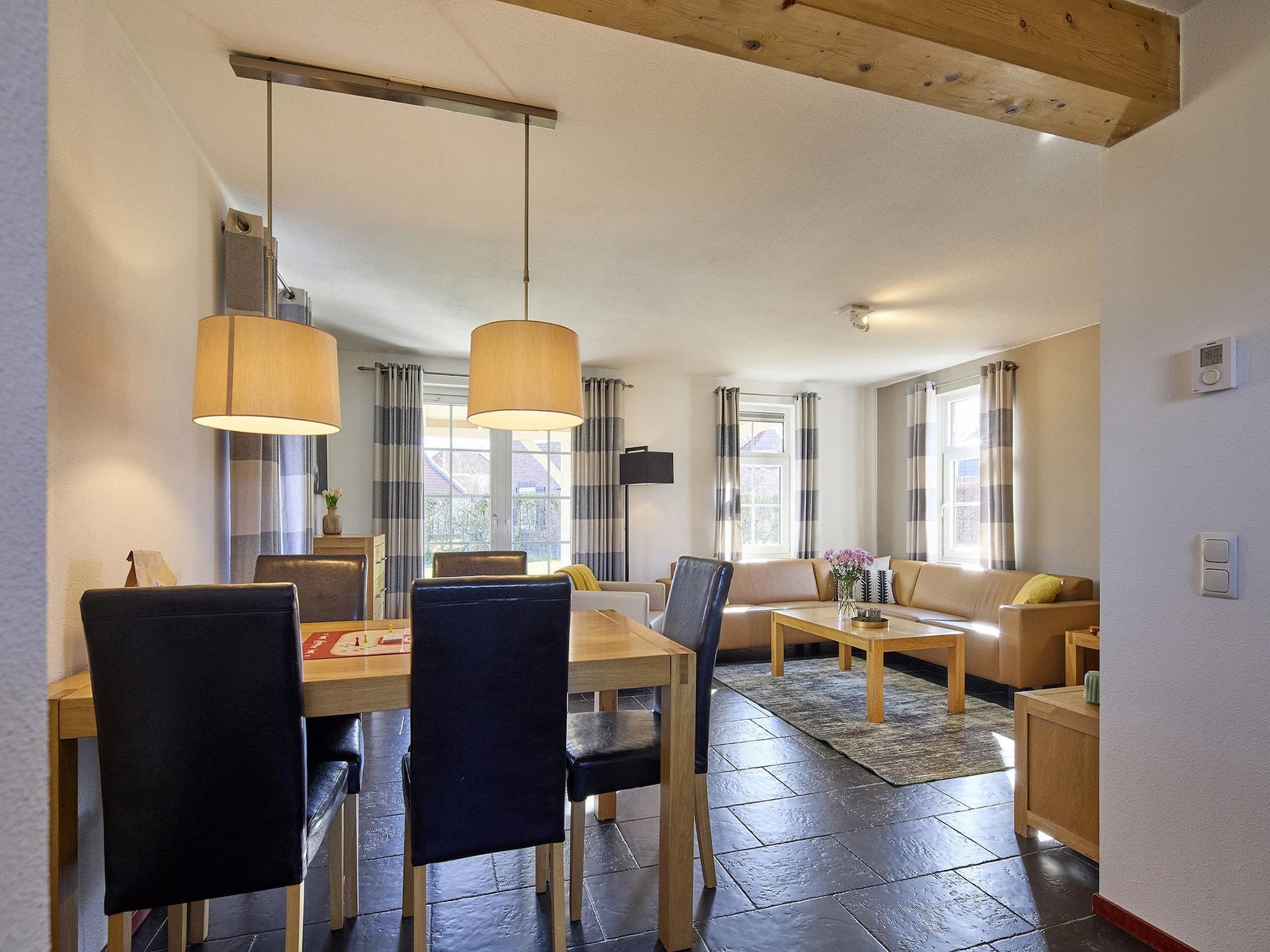 De eetkamer van Buitenhof De Leistert 15 in Roggel