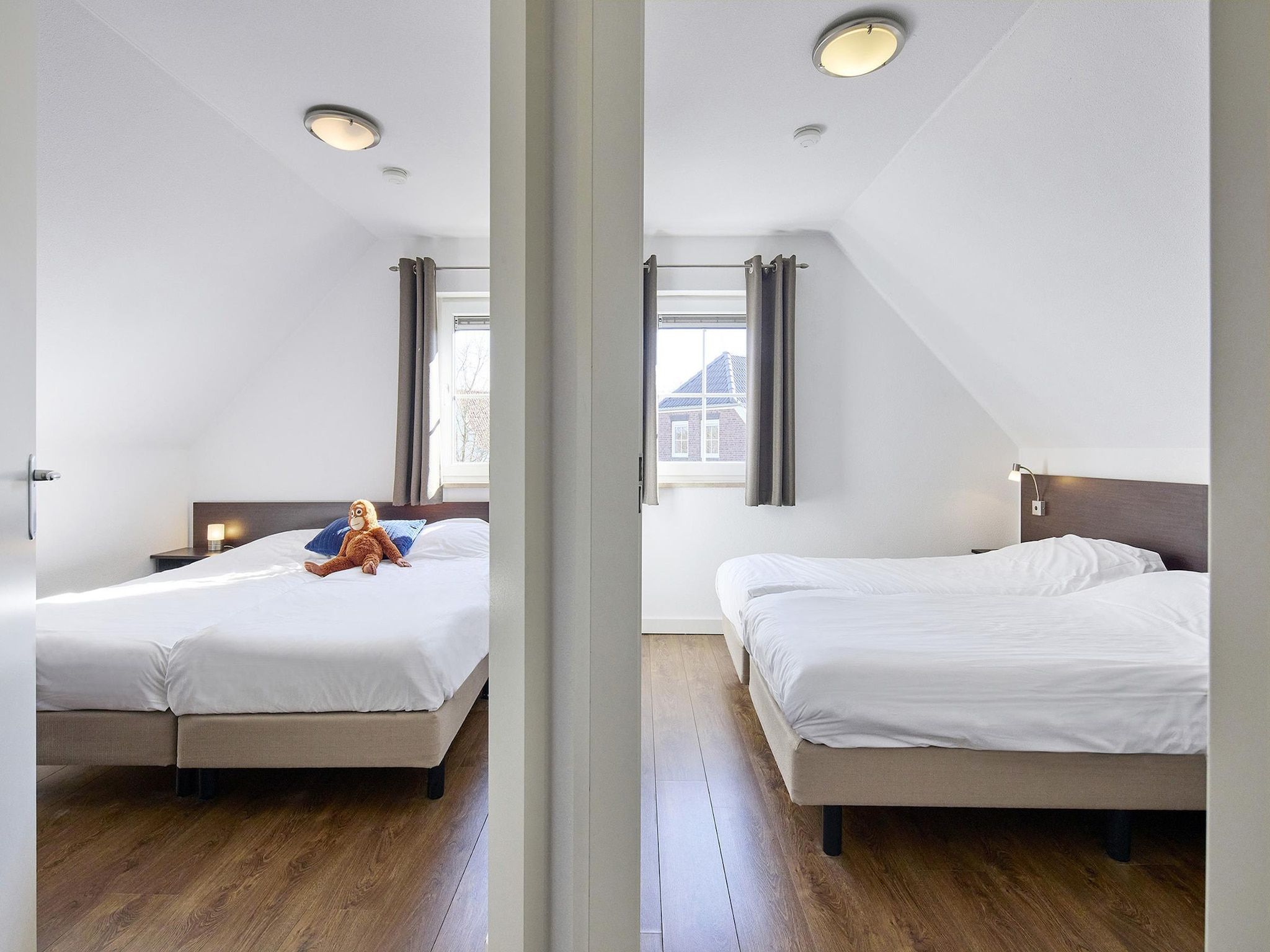 Een slaapkamer van Buitenhof De Leistert 16 in Roggel