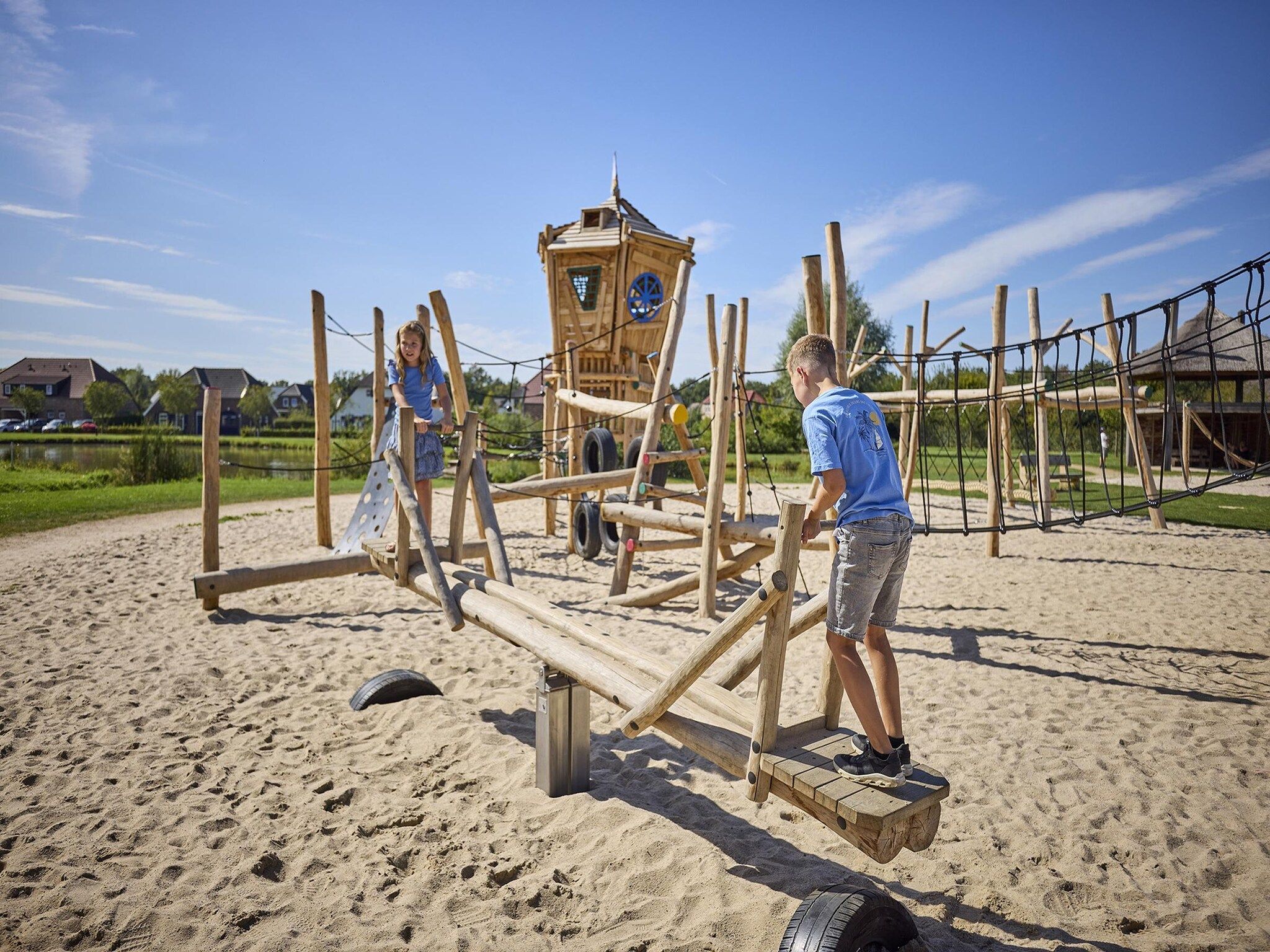 Parkfaciliteiten bij Buitenhof De Leistert 10 in Roggel