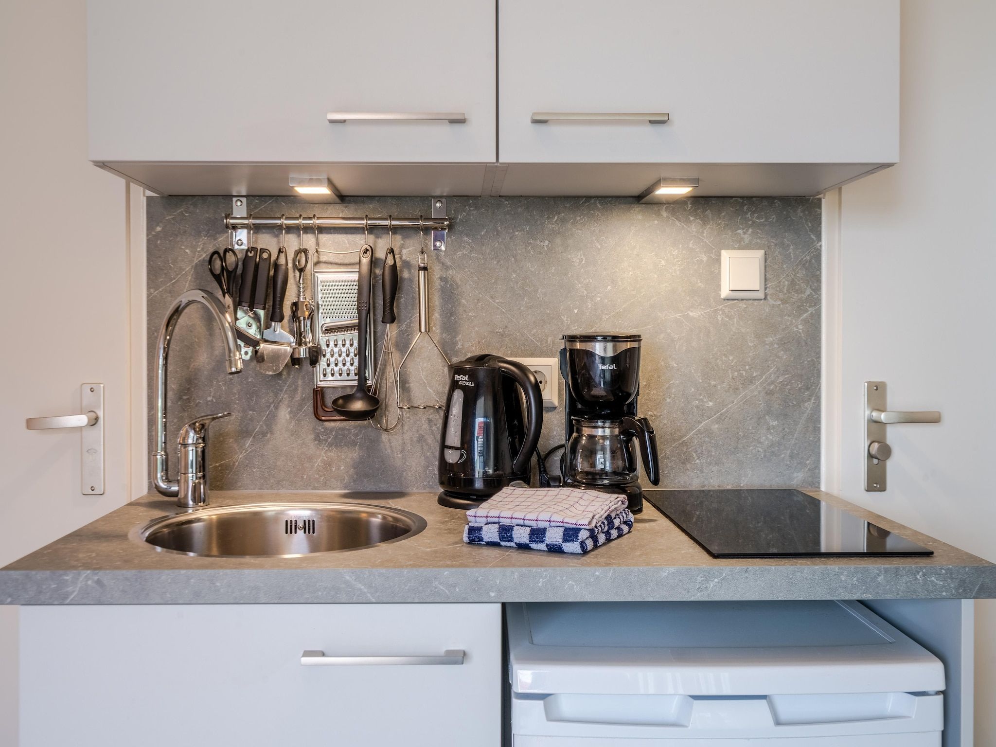 De keuken van Bosch en Zee 4 in De Koog Texel