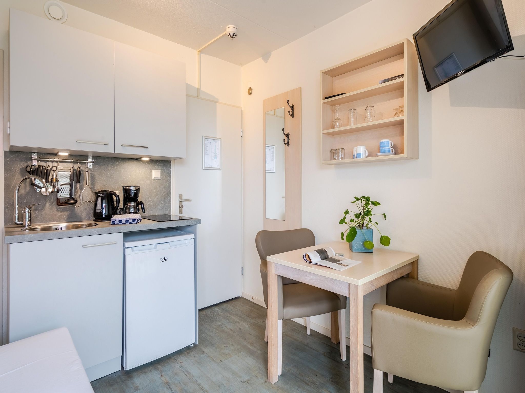 De keuken van Bosch en Zee 4 in De Koog Texel