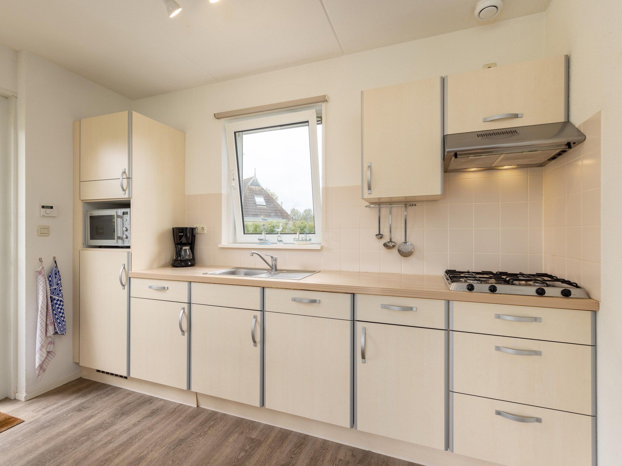 De keuken van Buitenplaats It Wiid 1 in Eernewoud