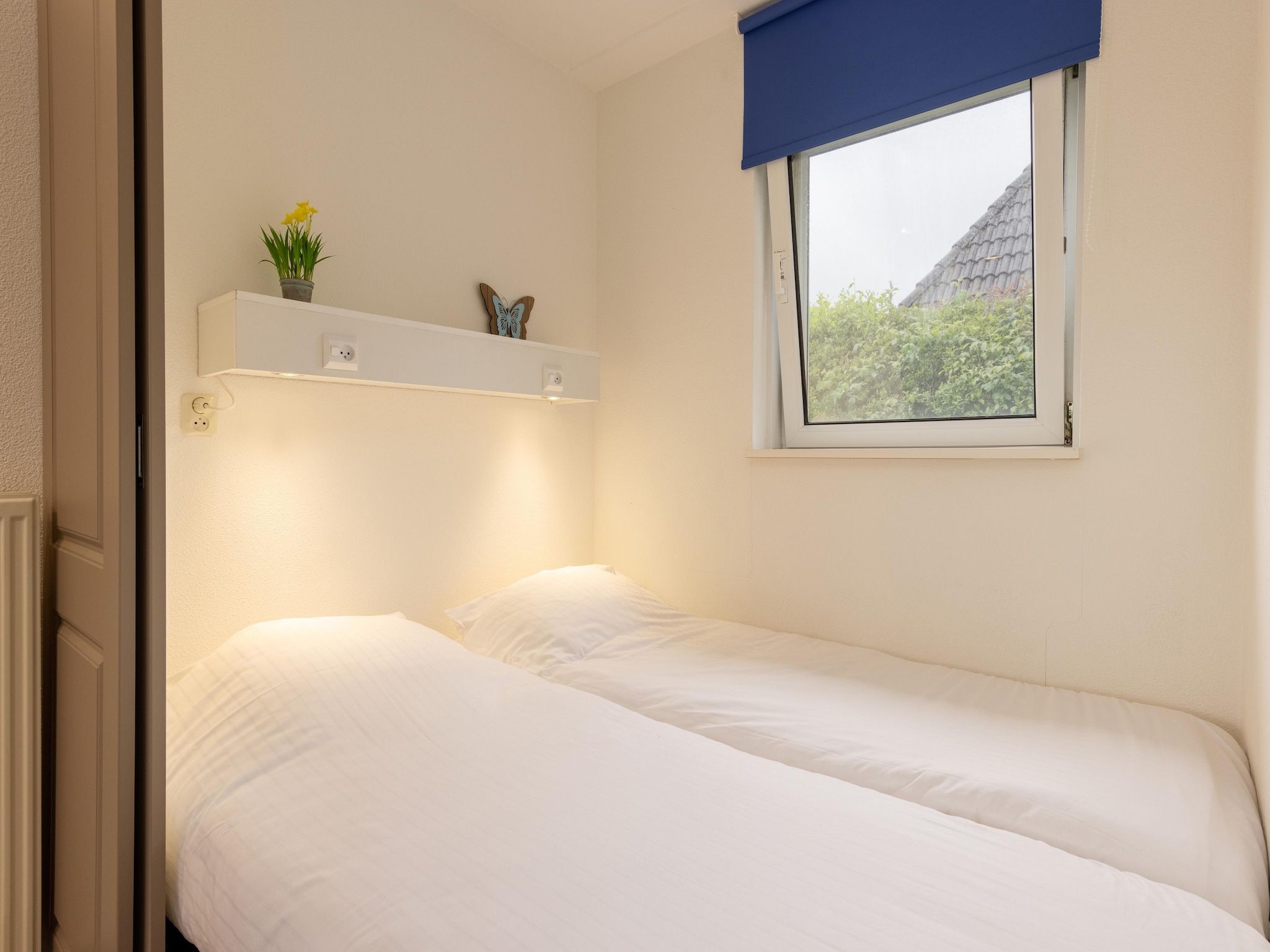 Een slaapkamer van Buitenplaats It Wiid in Eernewoud