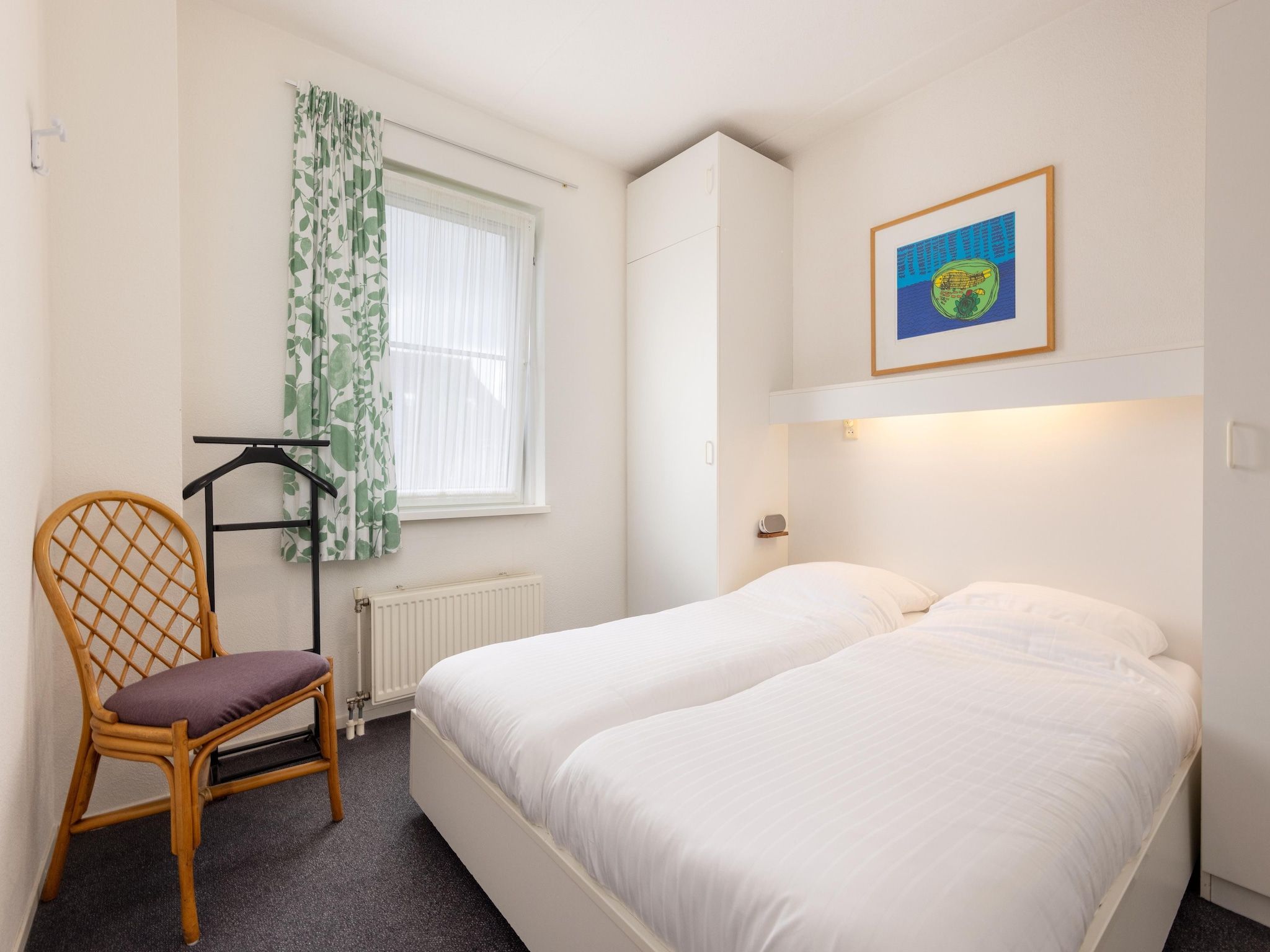 Een slaapkamer van Buitenplaats It Wiid 4 in Eernewoud