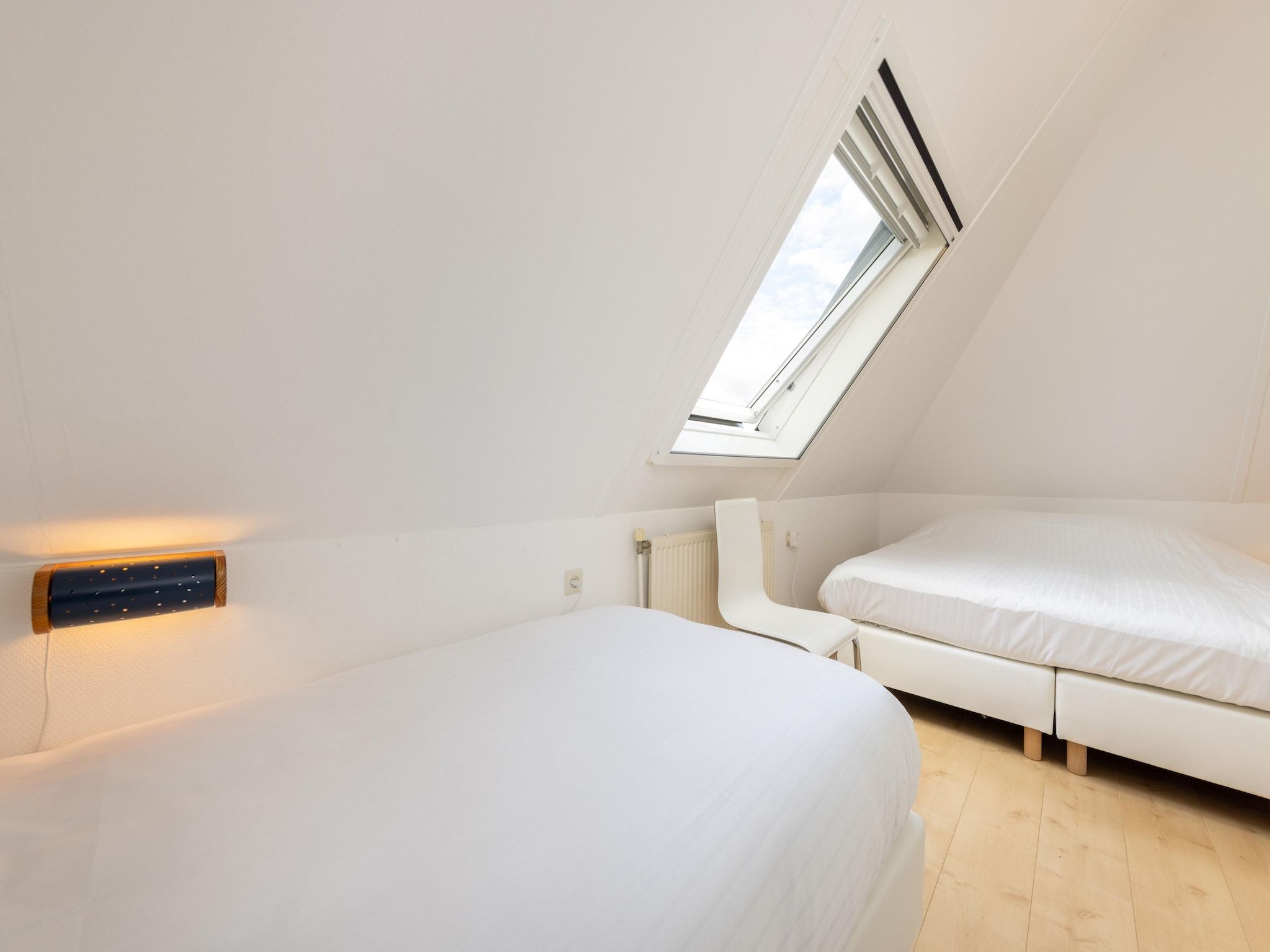 Een slaapkamer van Buitenplaats It Wiid 2 in Eernewoud