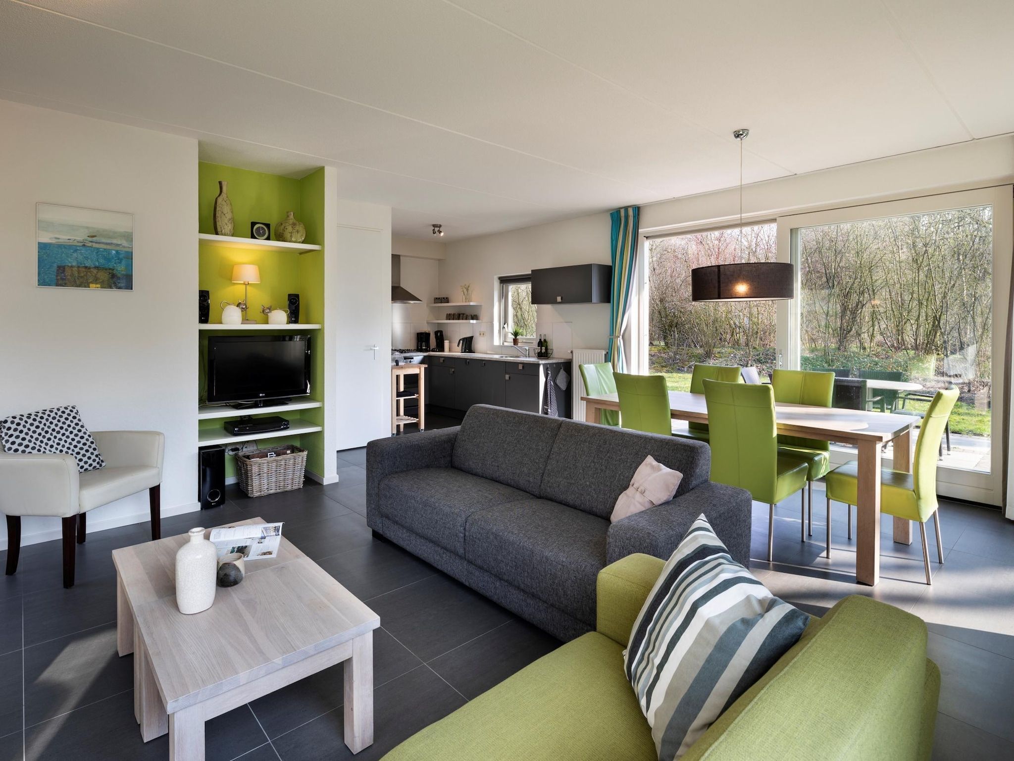 De woonkamer van Marke van Ruinen 2 in Ruinen