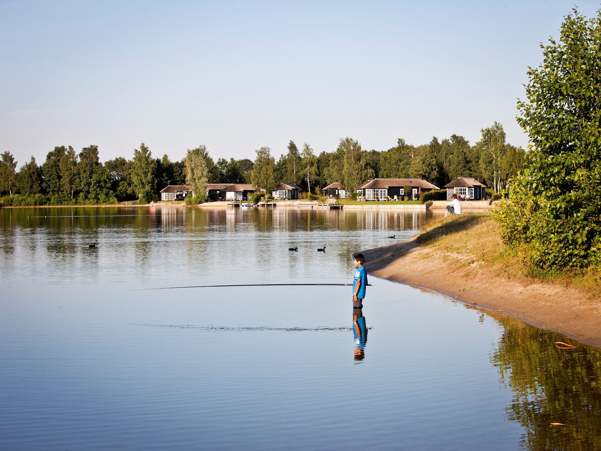 Parkfaciliteiten bij Recreatiepark Tolplas 11 in Hoge Hexel