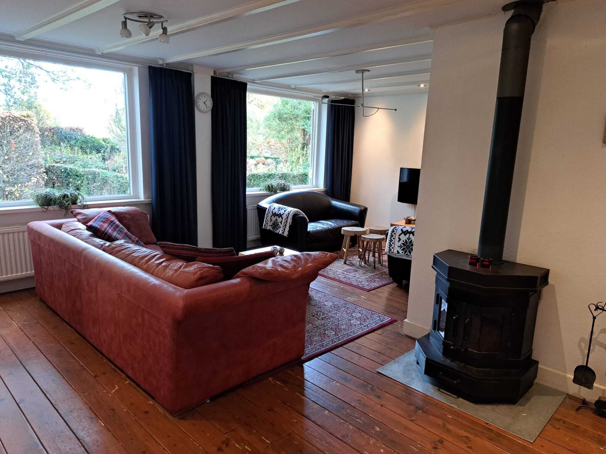 De woonkamer van Vier Vogelenzang in Vessem