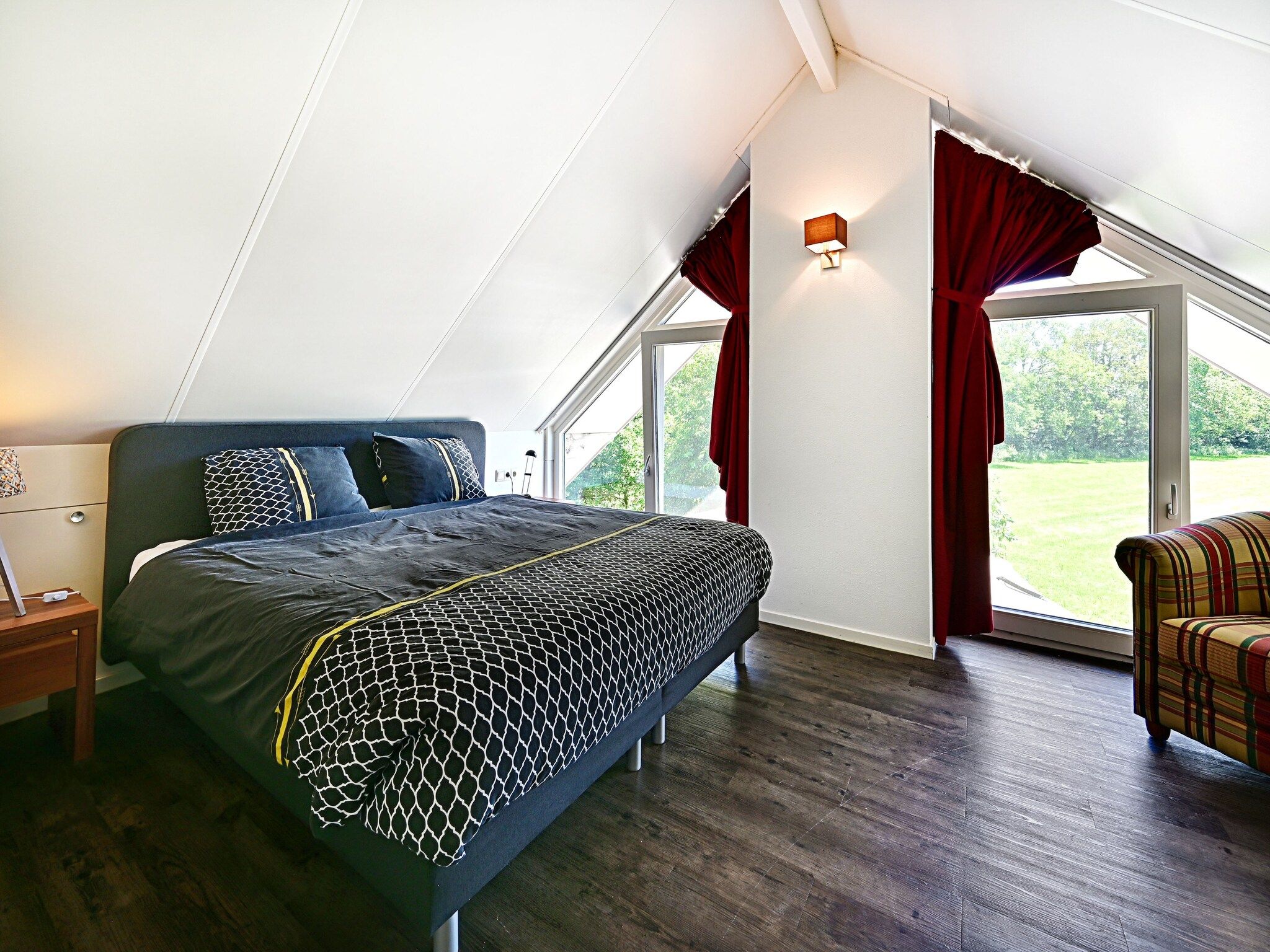 Een slaapkamer van Veldzicht in Reutum-Weerselo