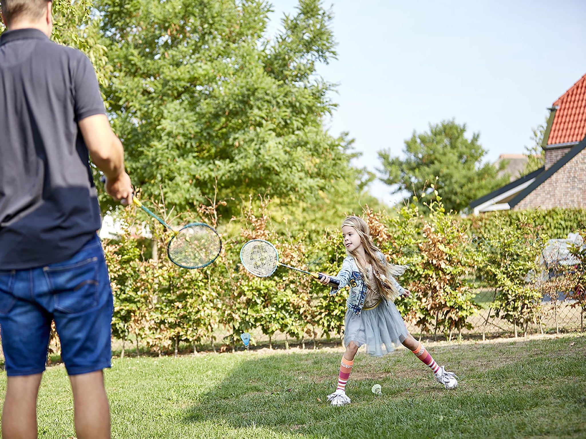 De tuin van Buitenhof De Leistert 2 in Roggel
