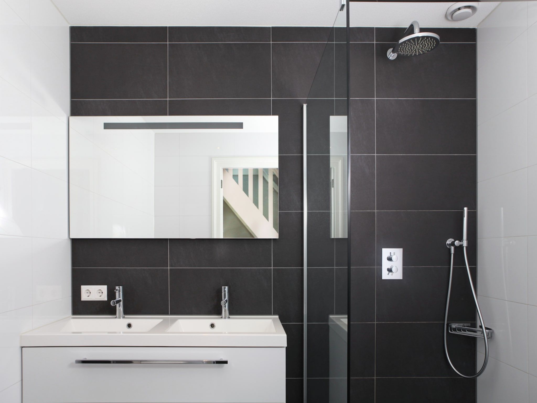 De badkamer van Scoreldame 8-persoons in Schoorldam