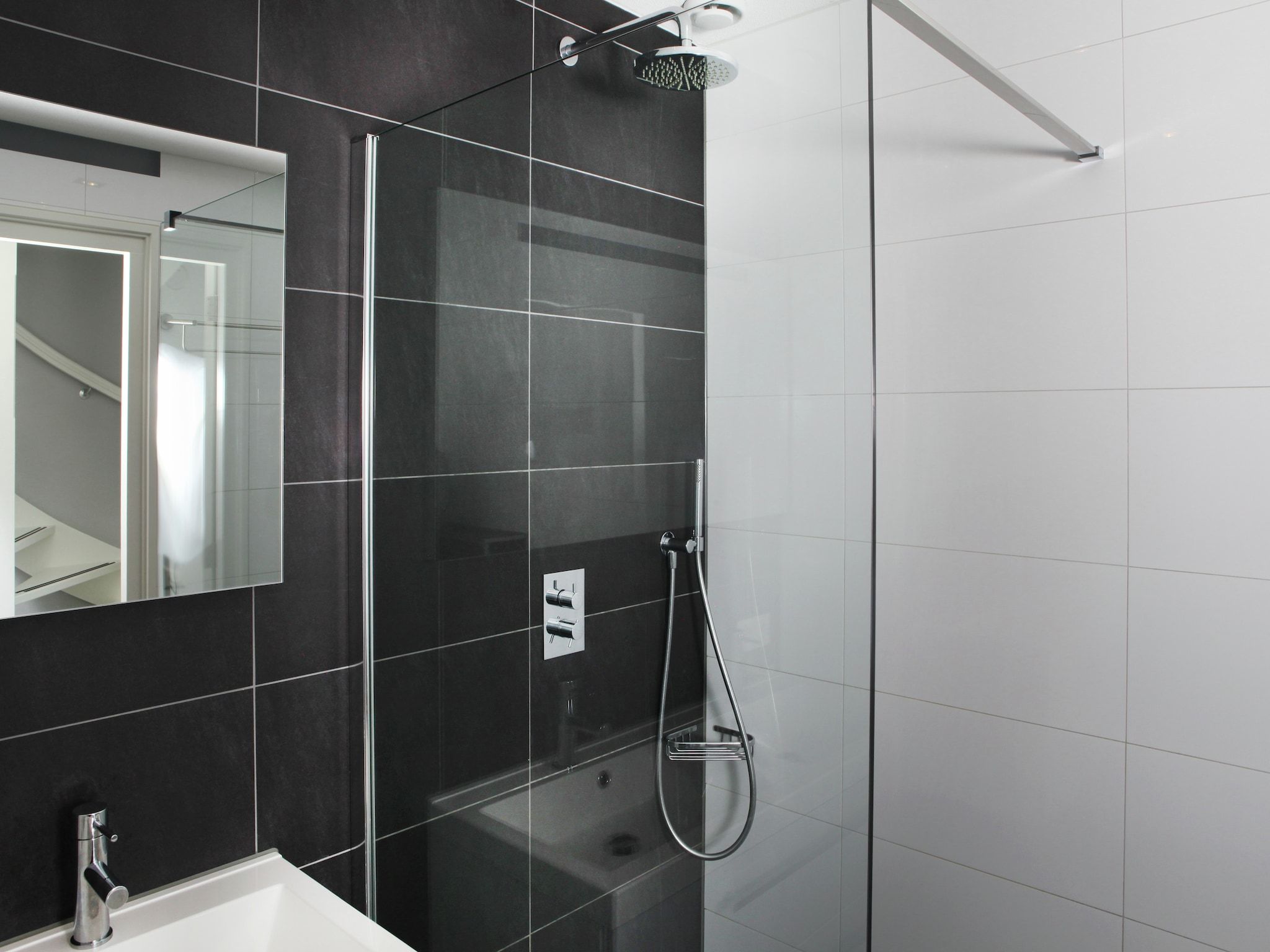 De badkamer van Scoreldame 8-persoons in Schoorldam