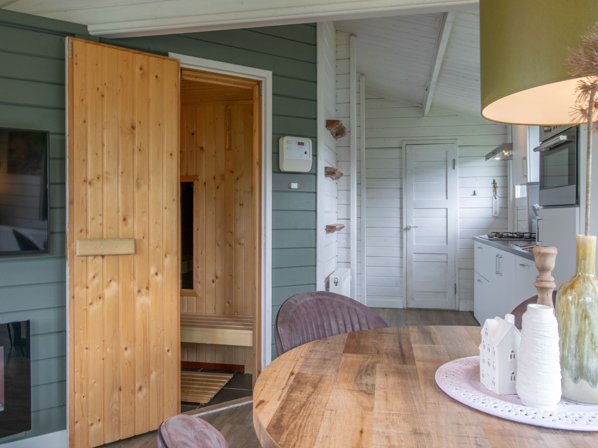 De woonkamer van Resort Arcen 7 in Arcen