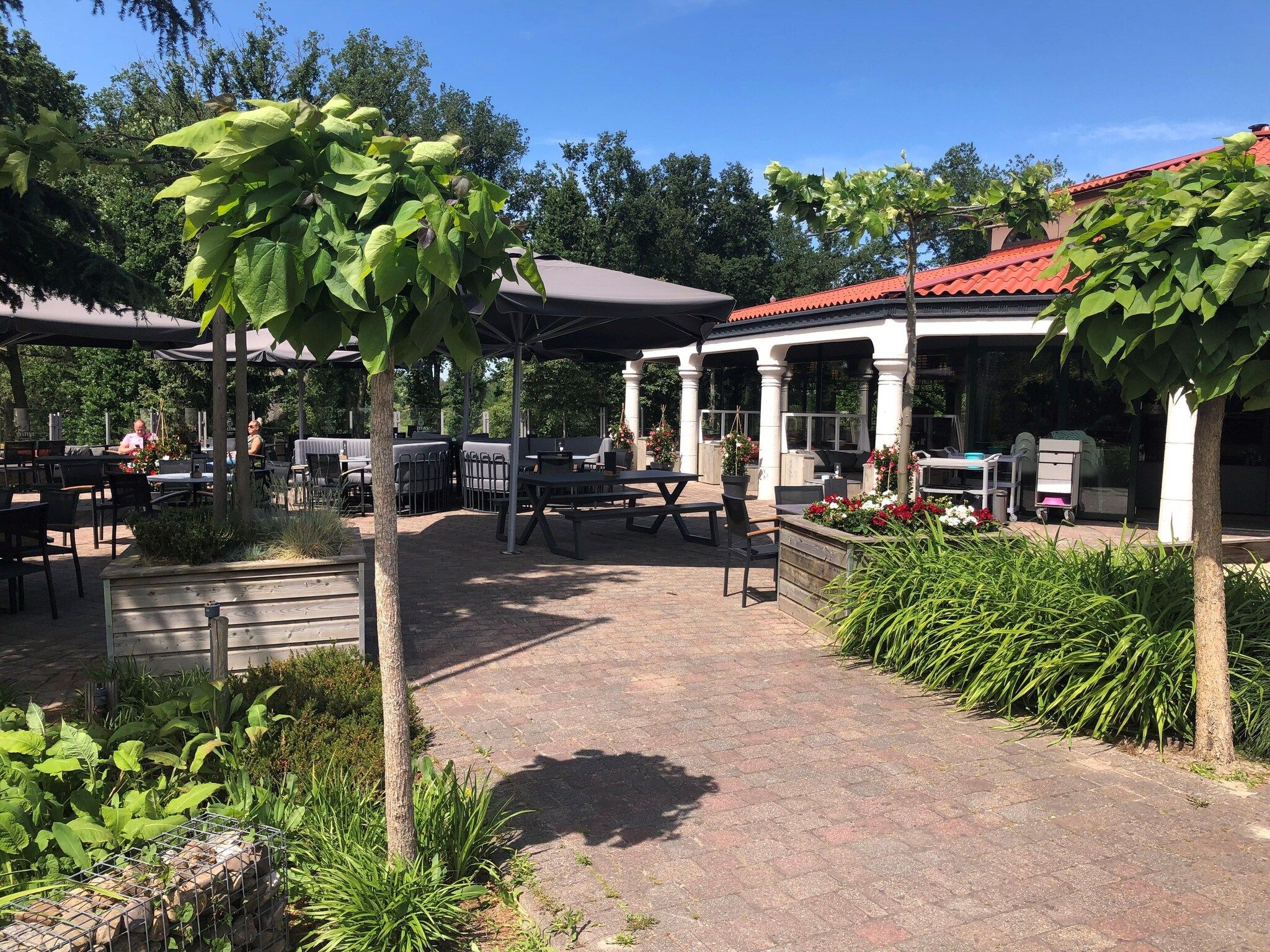 Parkfaciliteiten bij Resort Arcen 7 in Arcen