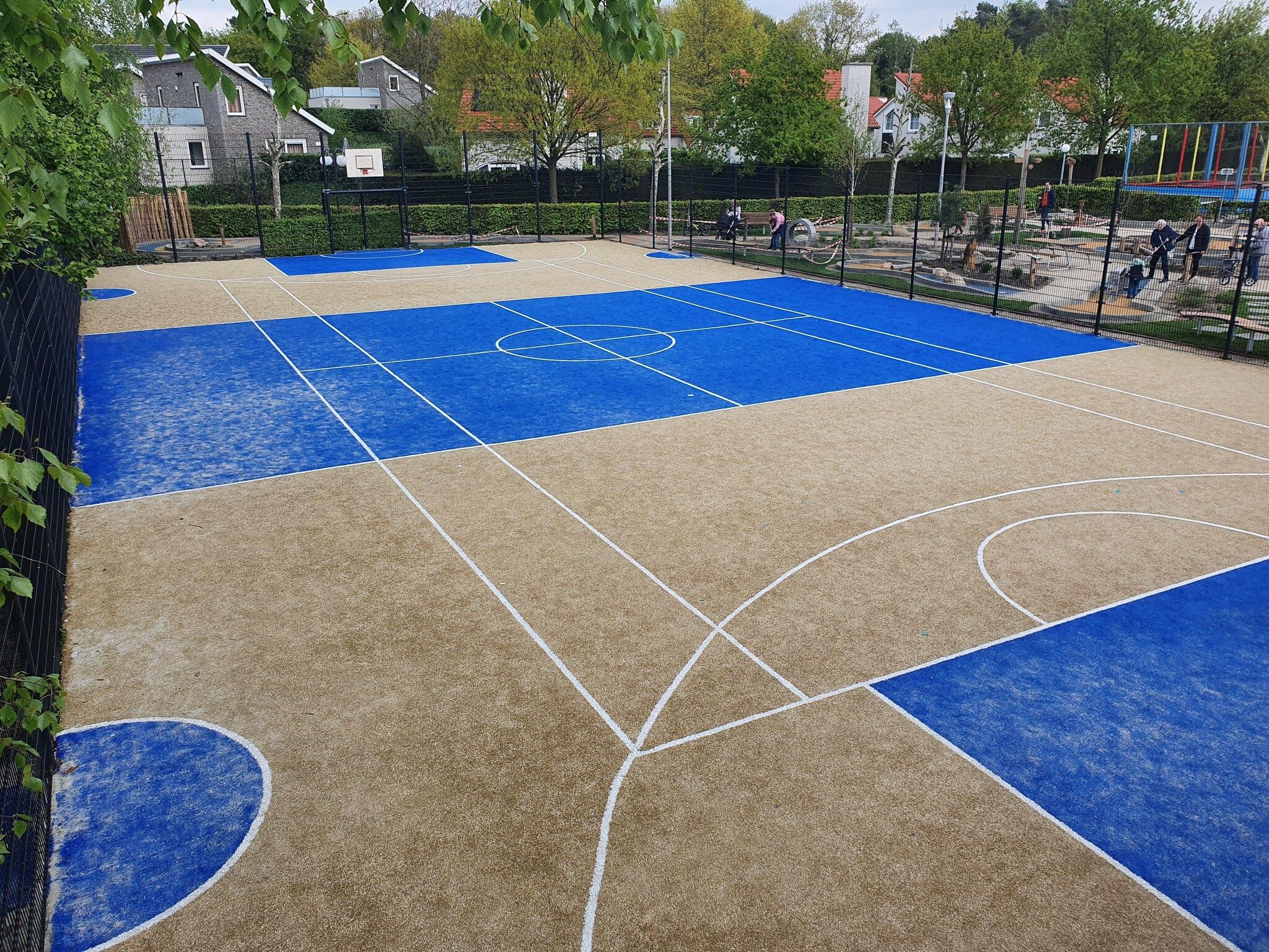 Parkfaciliteiten bij Resort Arcen 7 in Arcen