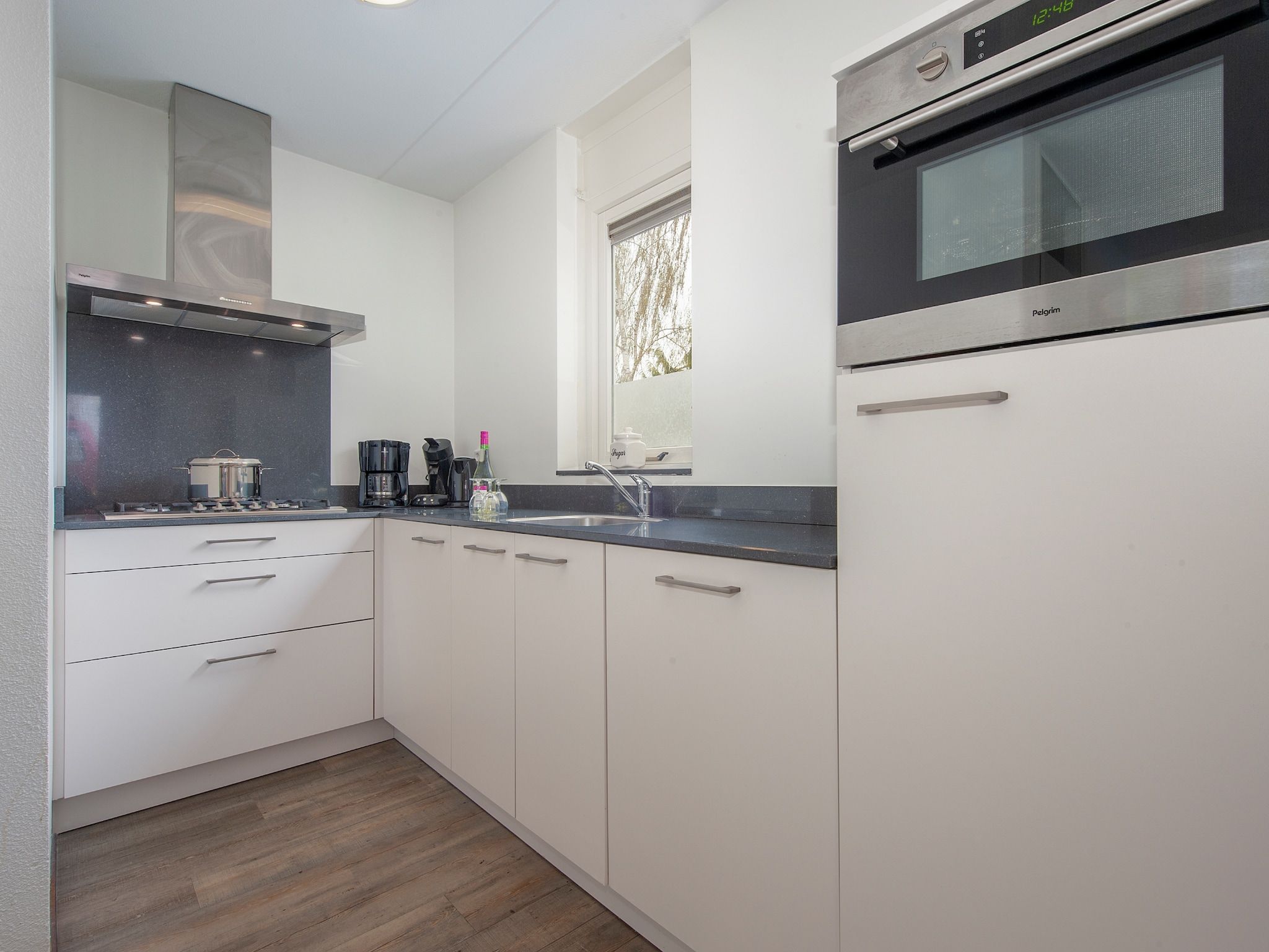 De keuken van Resort Arcen 1 in Arcen