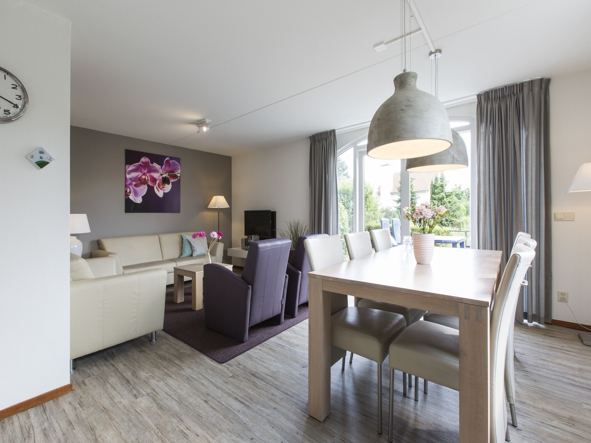 De woonkamer van Resort Arcen 14 in Arcen