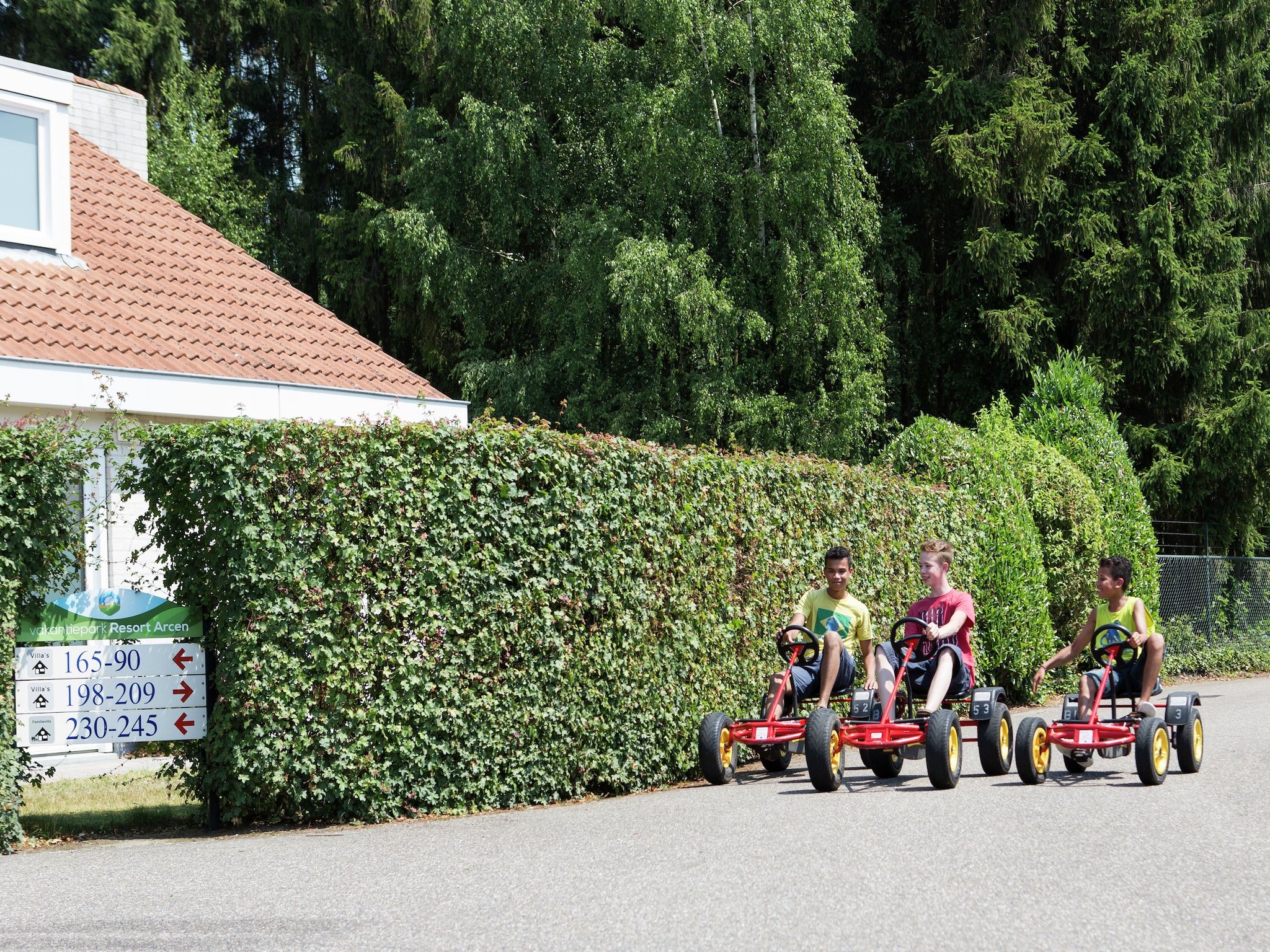 Parkfaciliteiten bij Resort Arcen 9 in Arcen