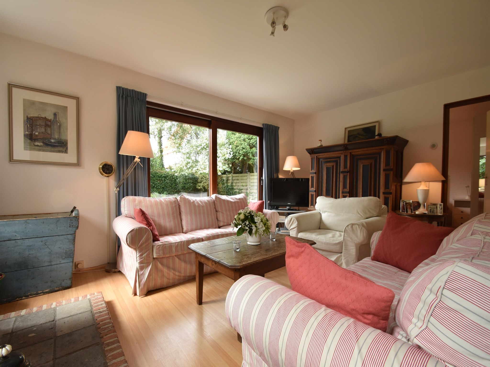 De woonkamer van Morgenster in Bergen aan zee