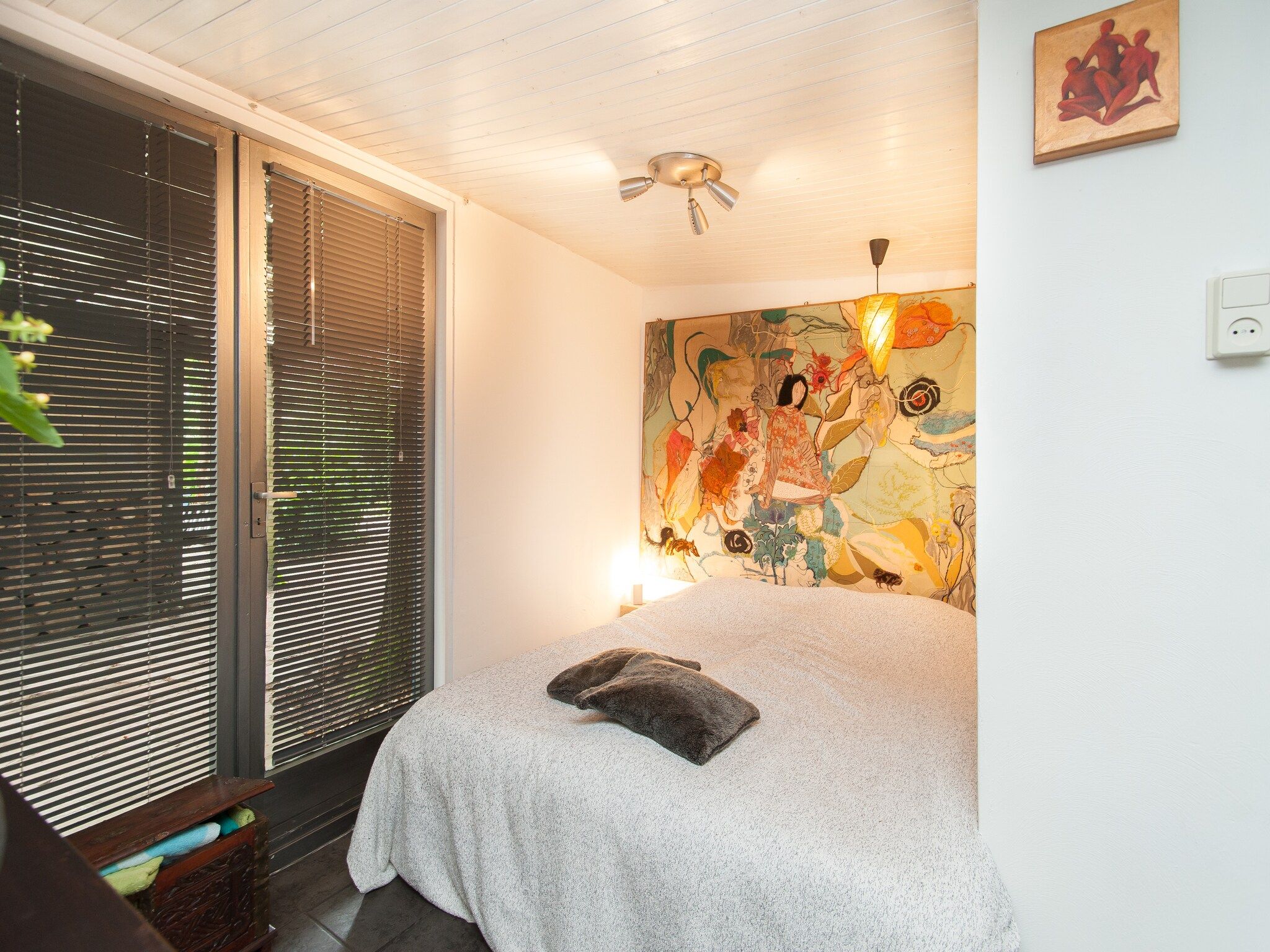 Een slaapkamer van Het Roefje in Bergen