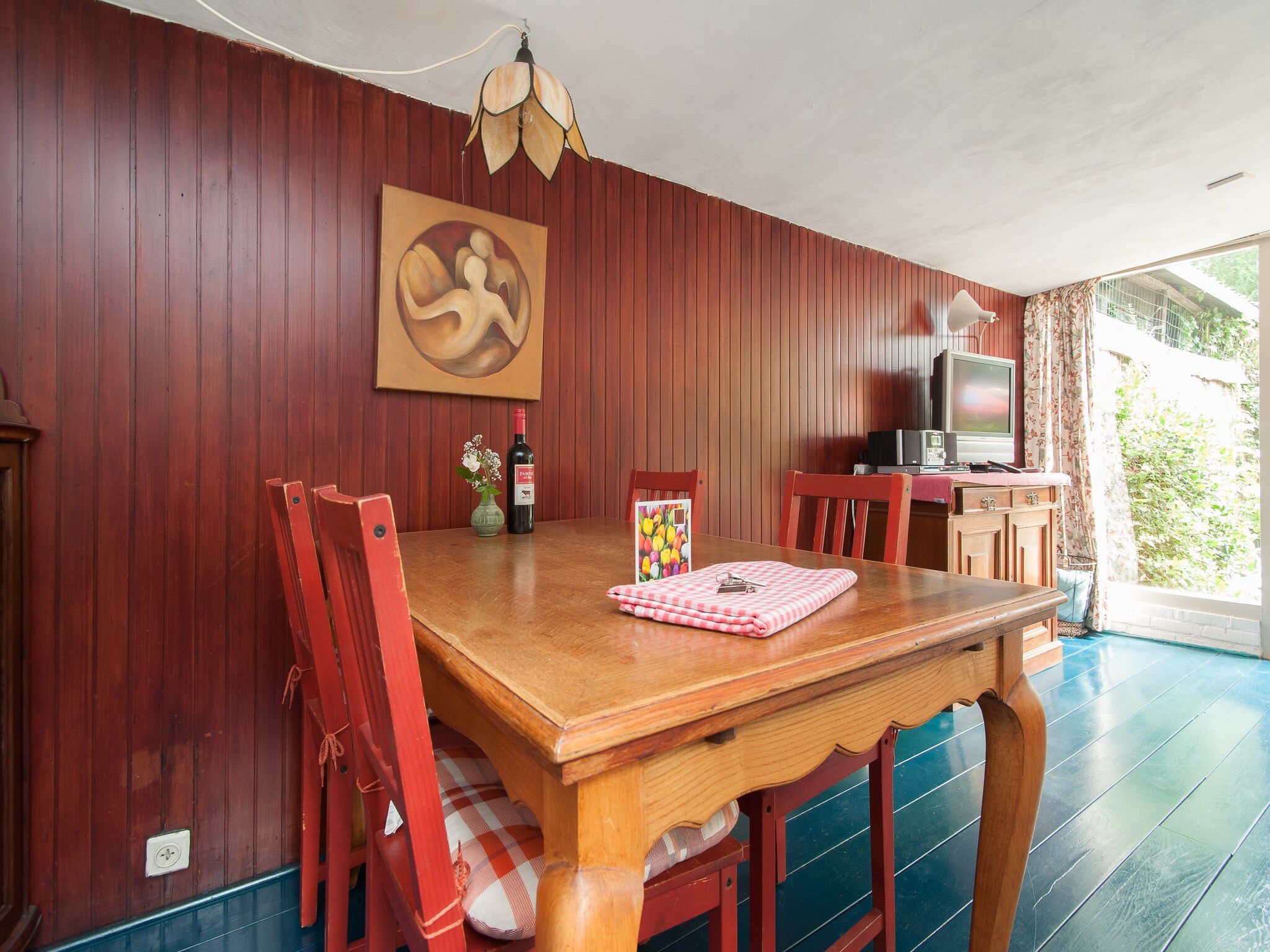 De eetkamer van Het Roefje in Bergen