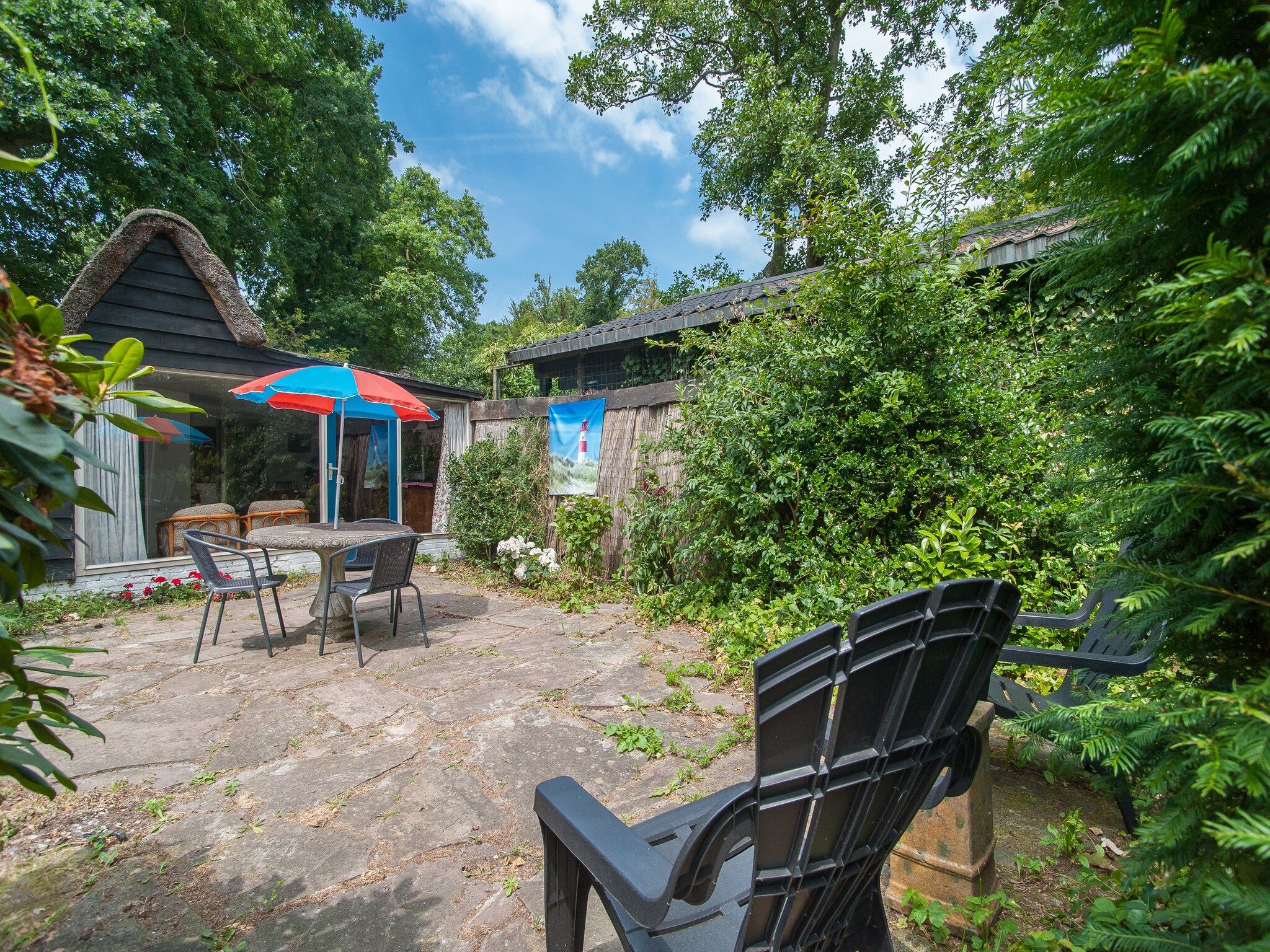 De tuin van Het Roefje in Bergen