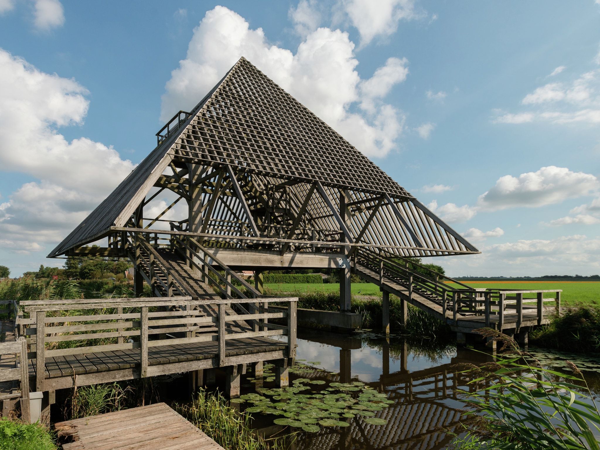 De omgeving van Harrekidee in Sint Maartensbrug