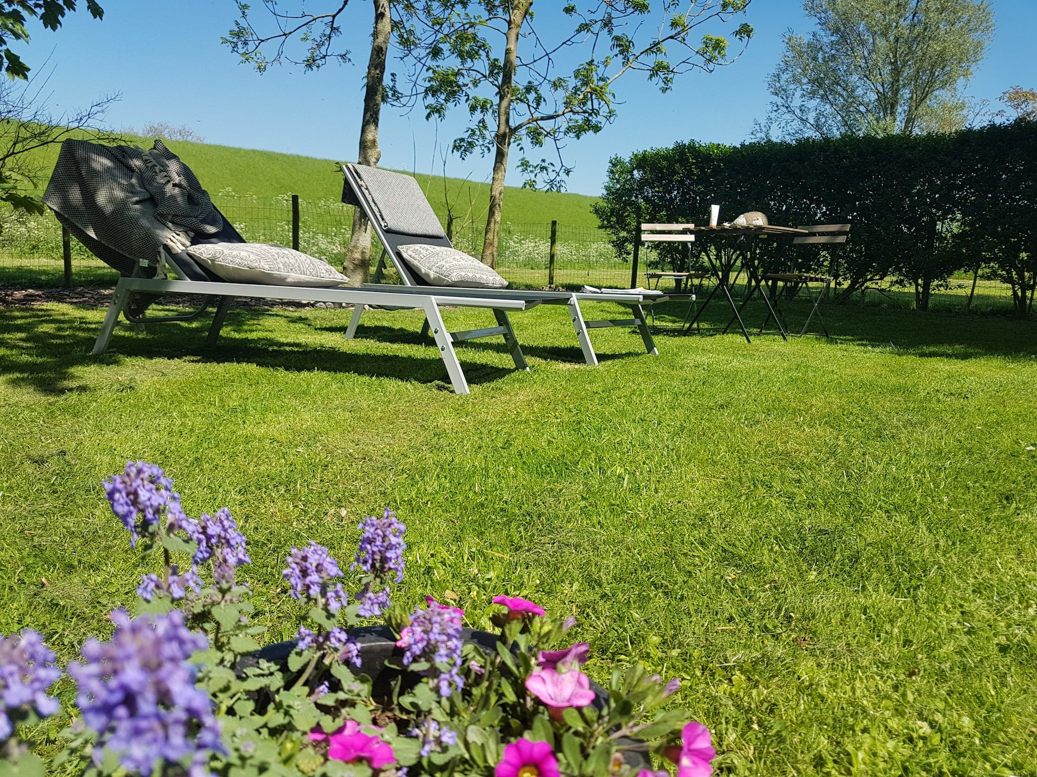 De tuin van De Notenweide in Zonnemaire