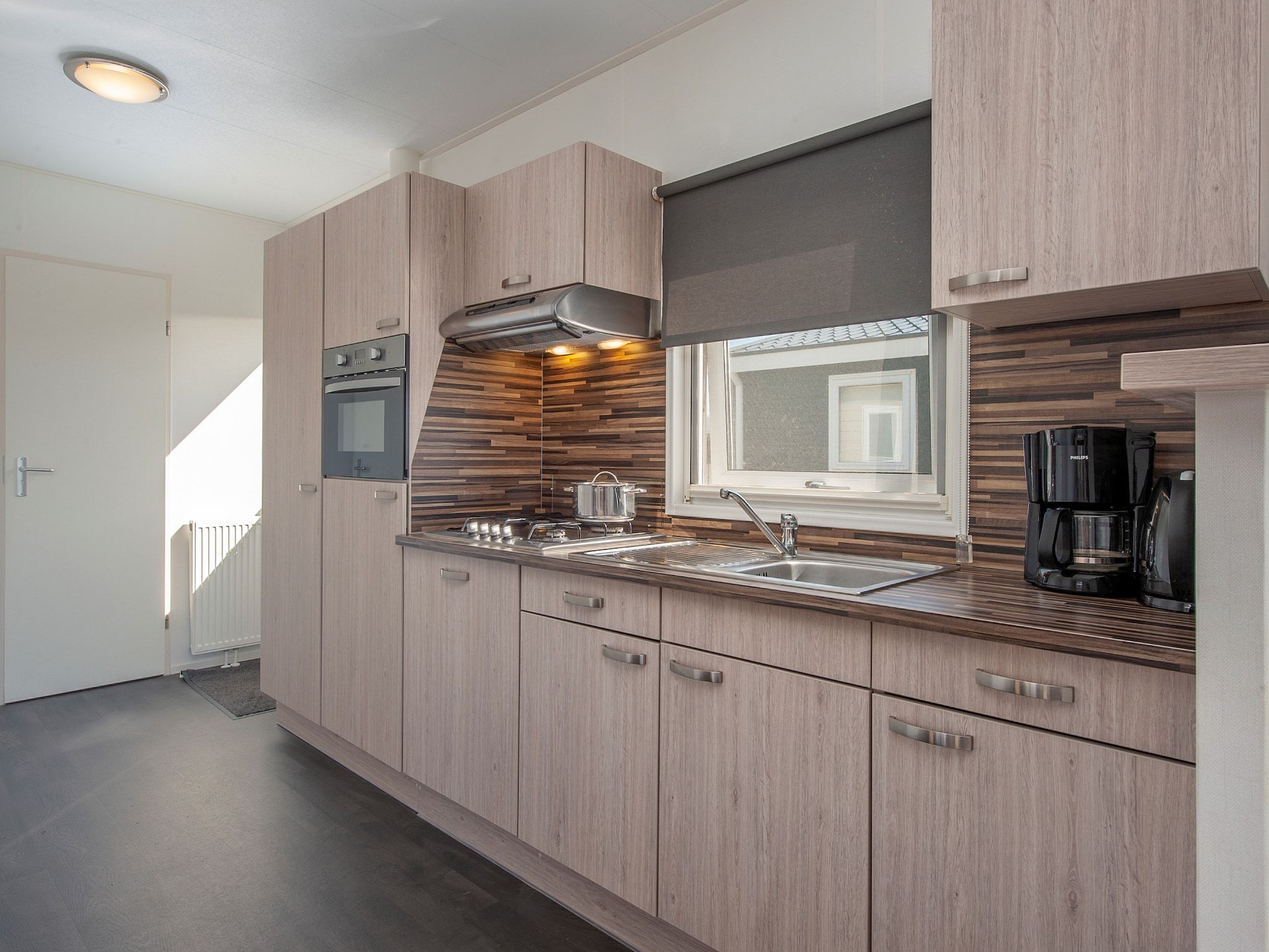 De keuken van Vakantiepark Giethoorn 3 in Giethoorn