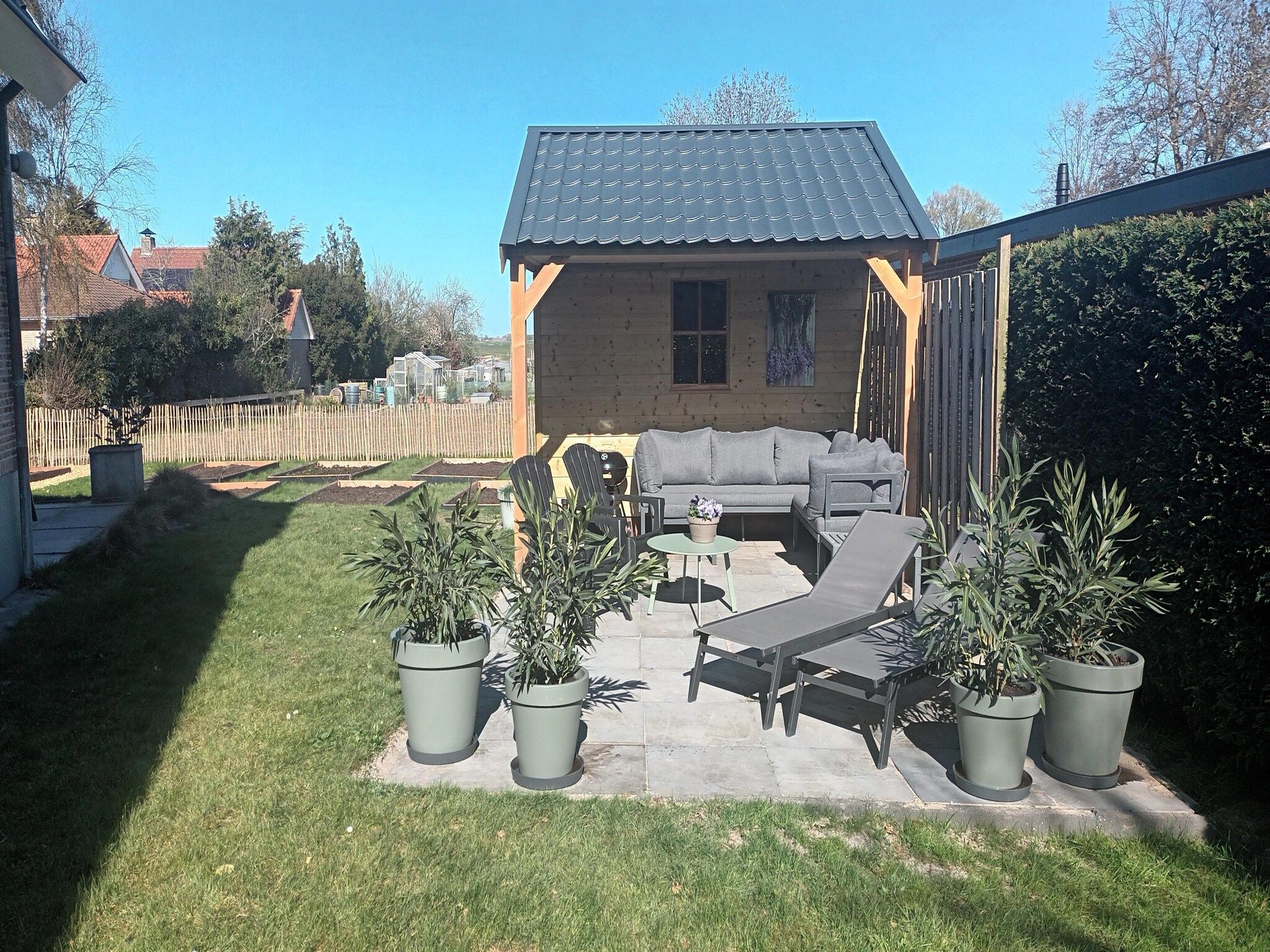 De tuin van Fancy in Groet