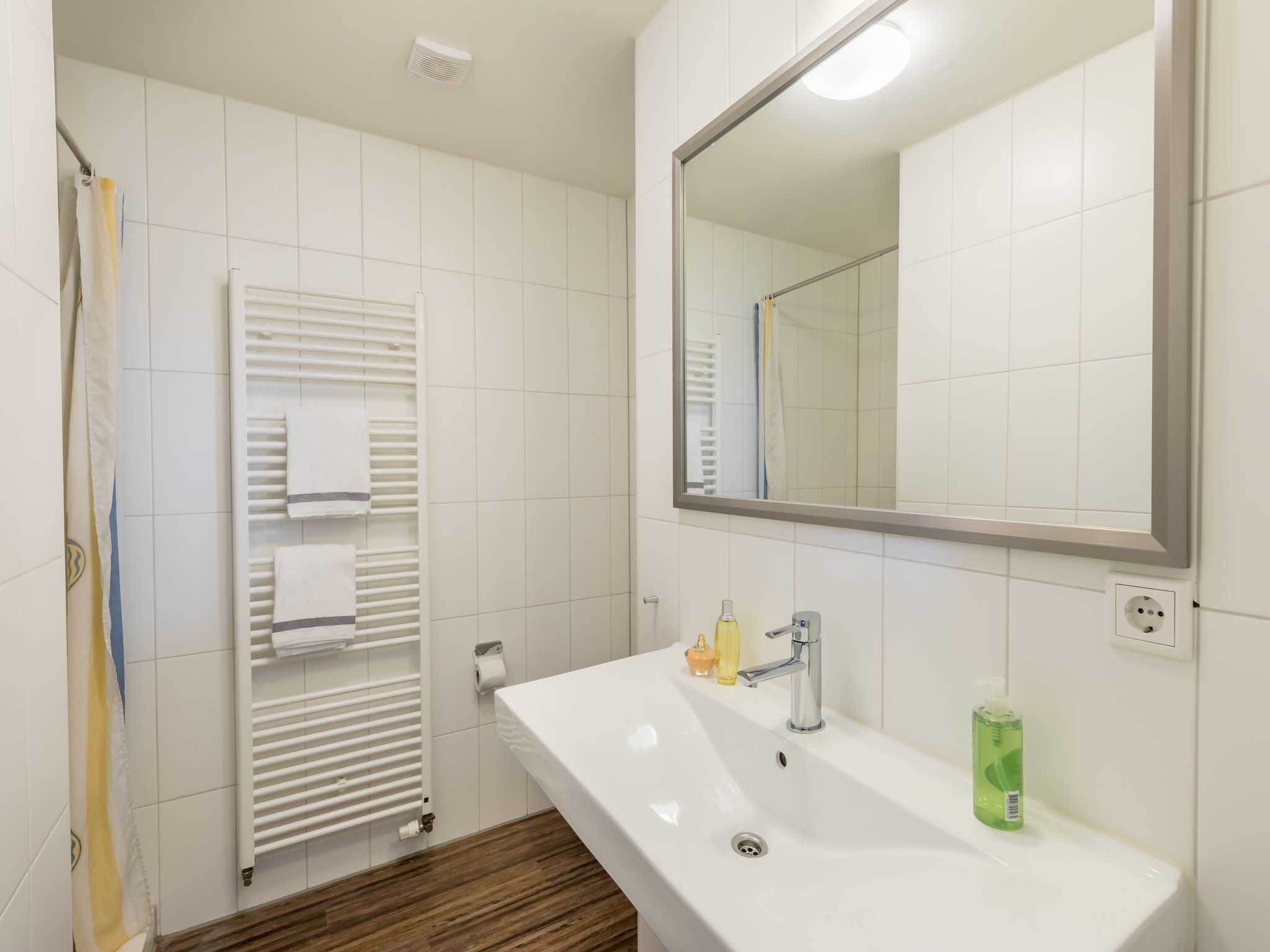 De badkamer van Résidence Klein Vink 2 in Arcen