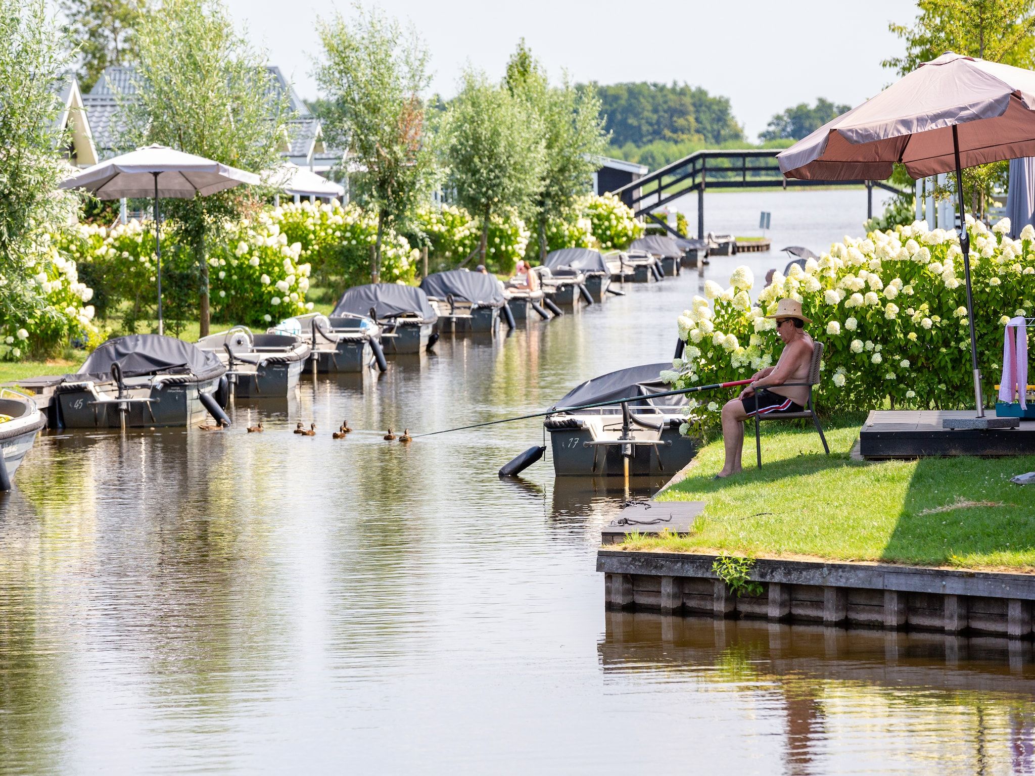 Parkfaciliteiten bij Vakantiepark Giethoorn 4 in Giethoorn