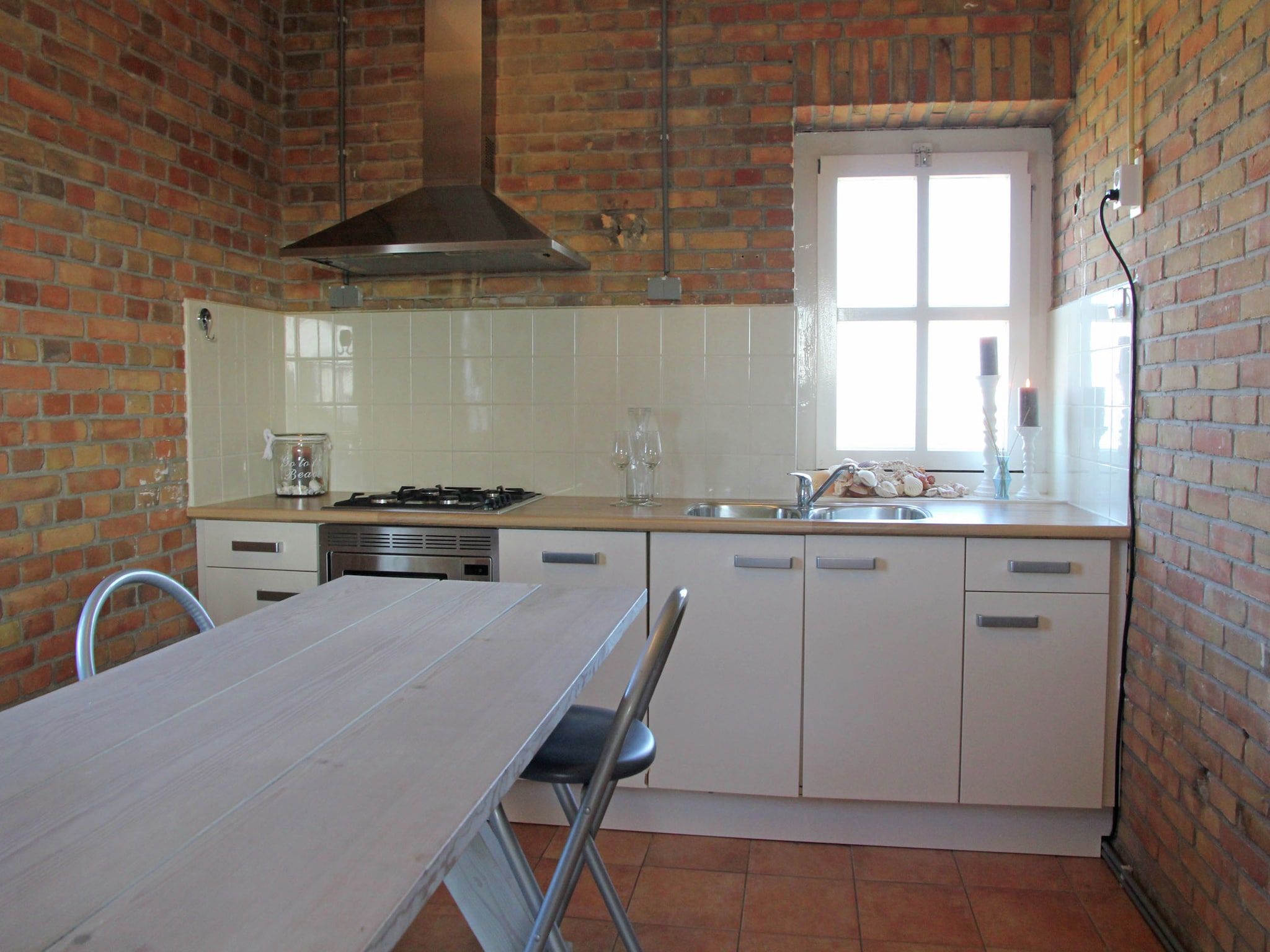 De keuken van De Kustwachttoren in Huisduinen