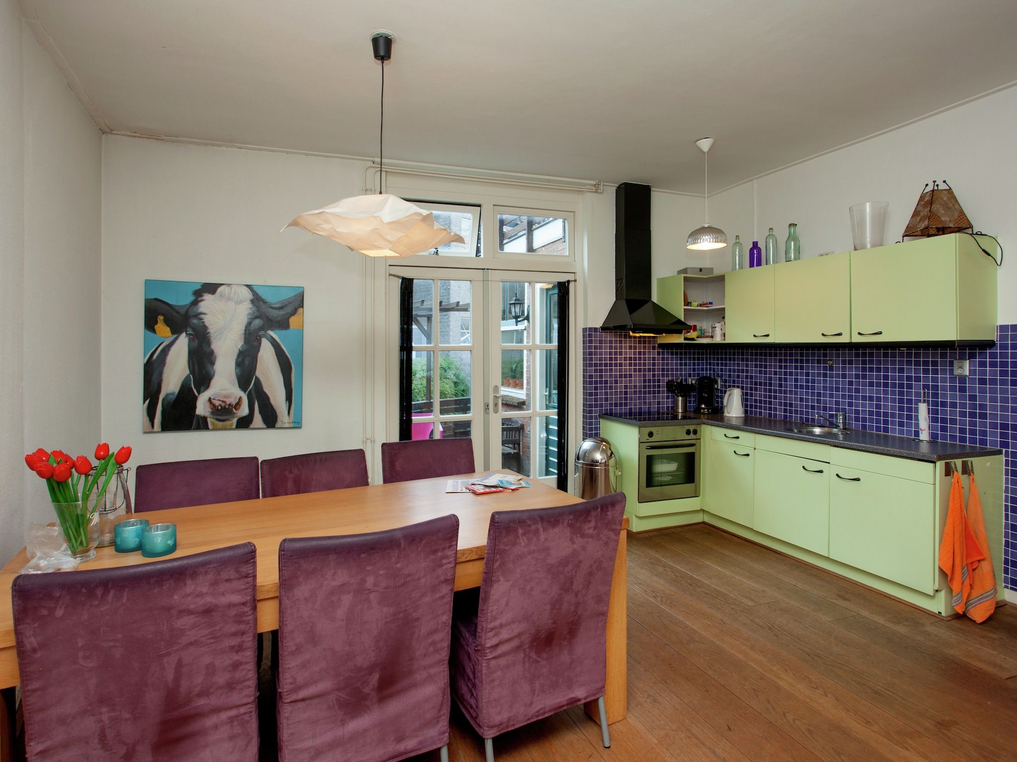De eetkamer van Het Singeltje in Alkmaar
