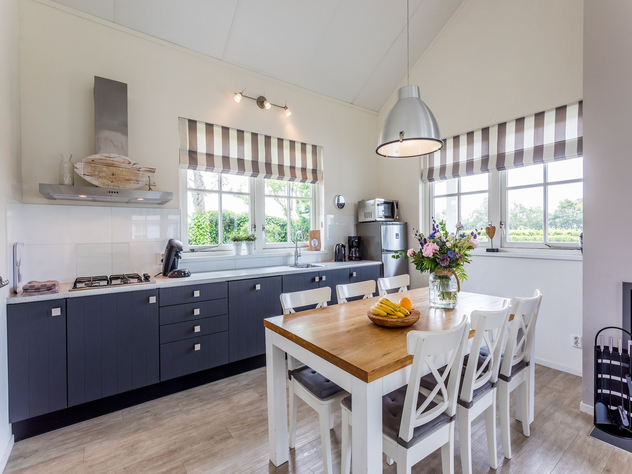 De keuken van Bungalowpark de Gouden Spar 3 in Noordwijk