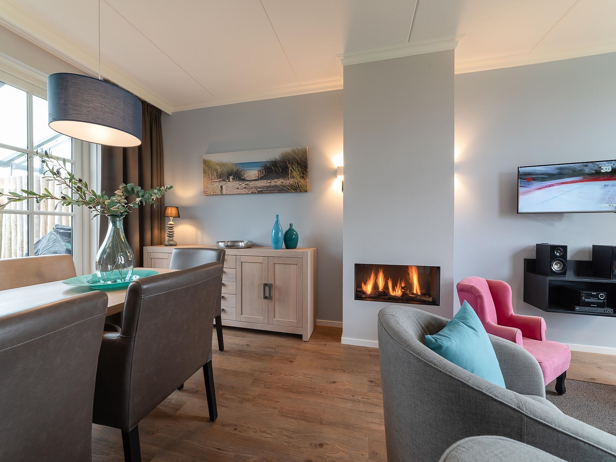 De woonkamer van Charming Beveland - 1 in Colijnsplaat