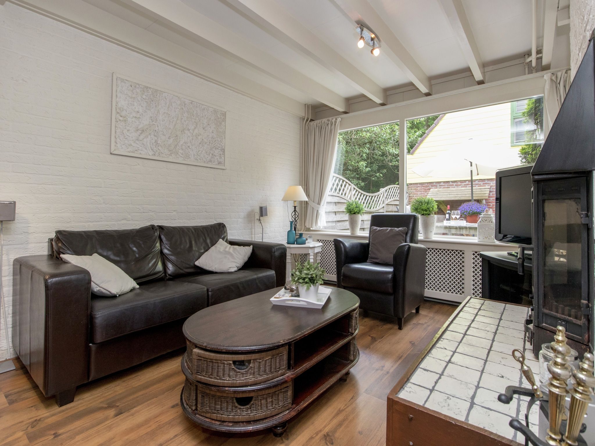 De woonkamer van Como in Noordwijkerhout