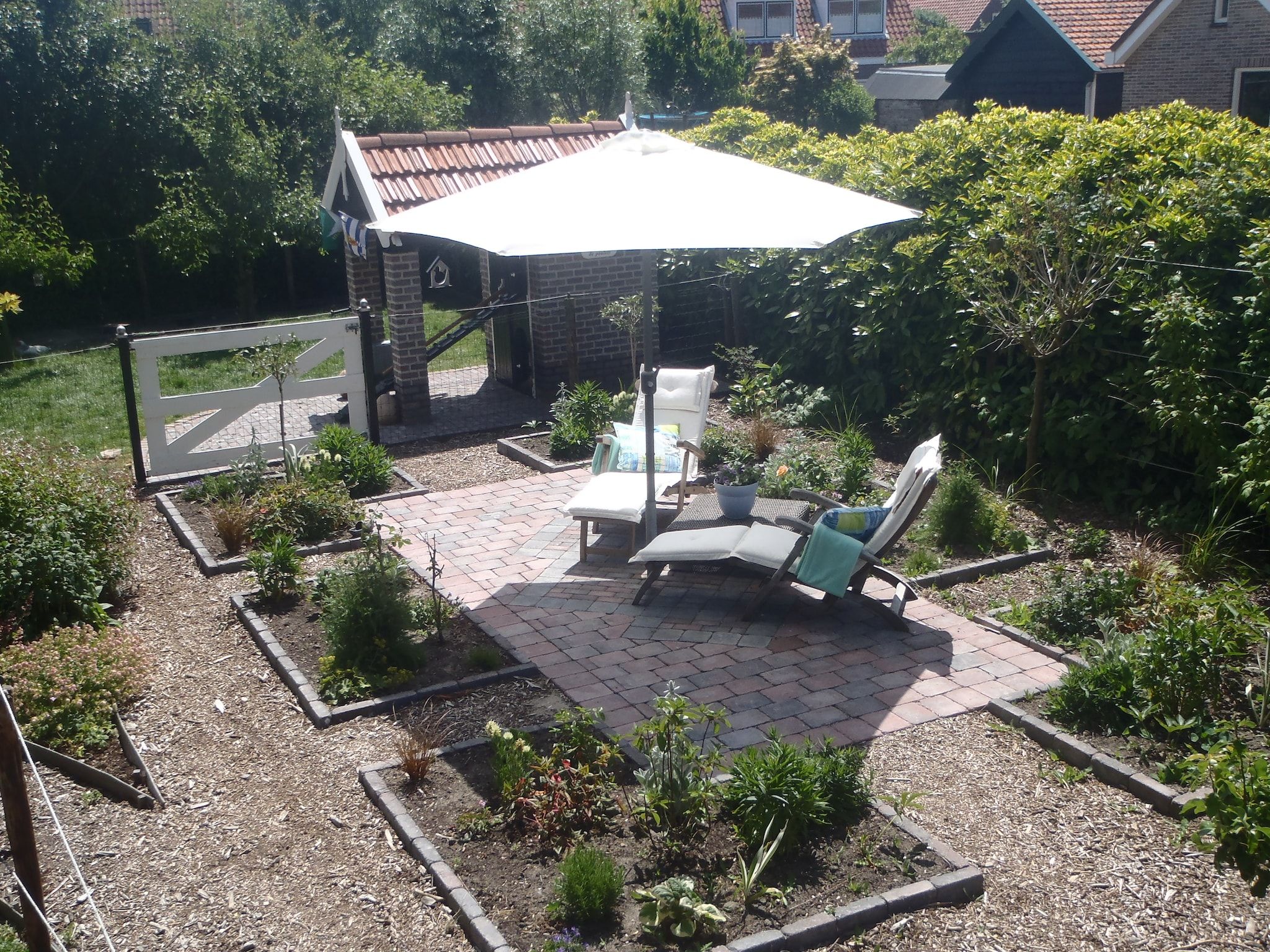 De tuin van Ritthemse Pracht in Vlissingen-Ritthem