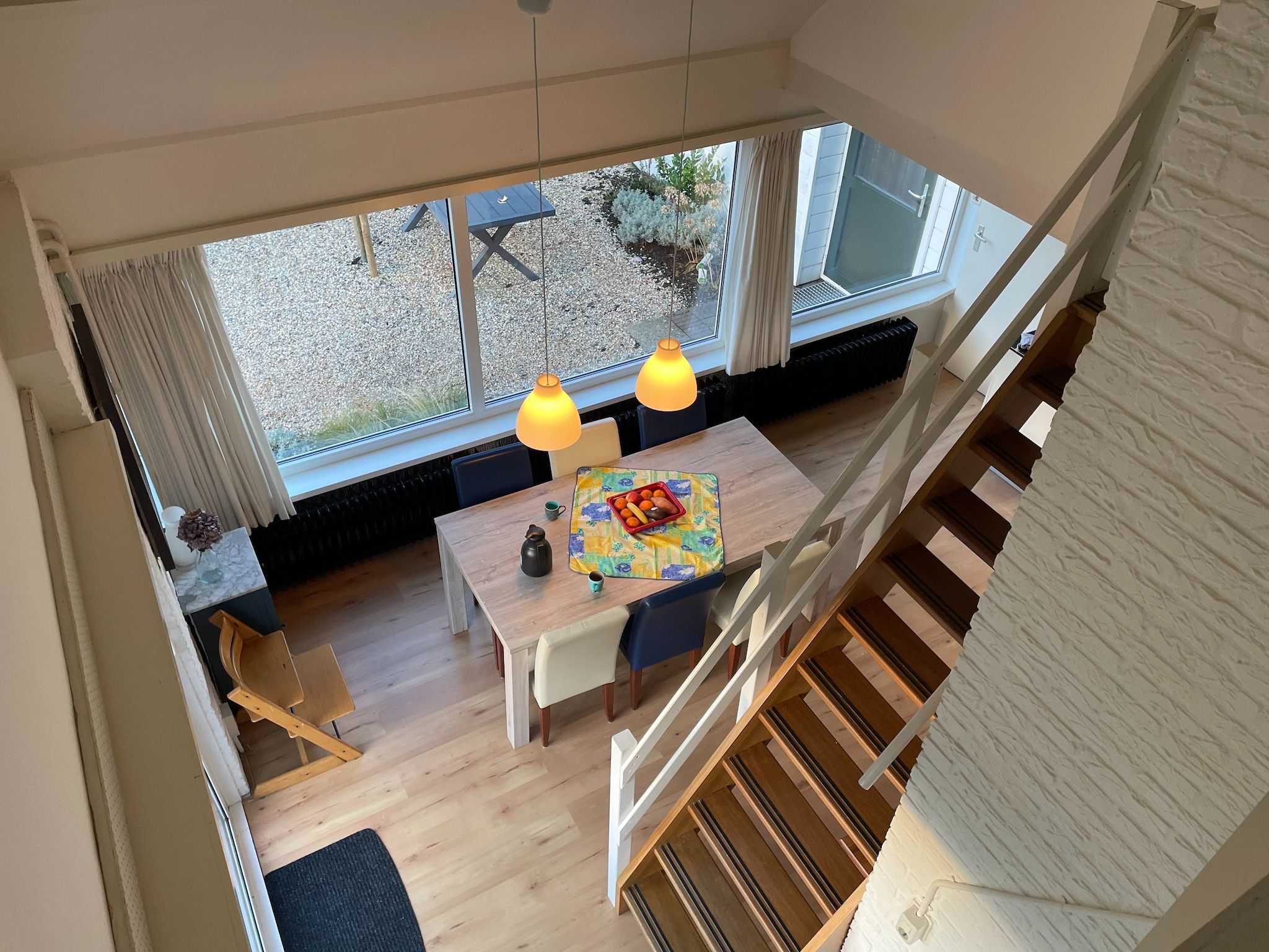 De eetkamer van Cosa Nora in Noordwijkerhout