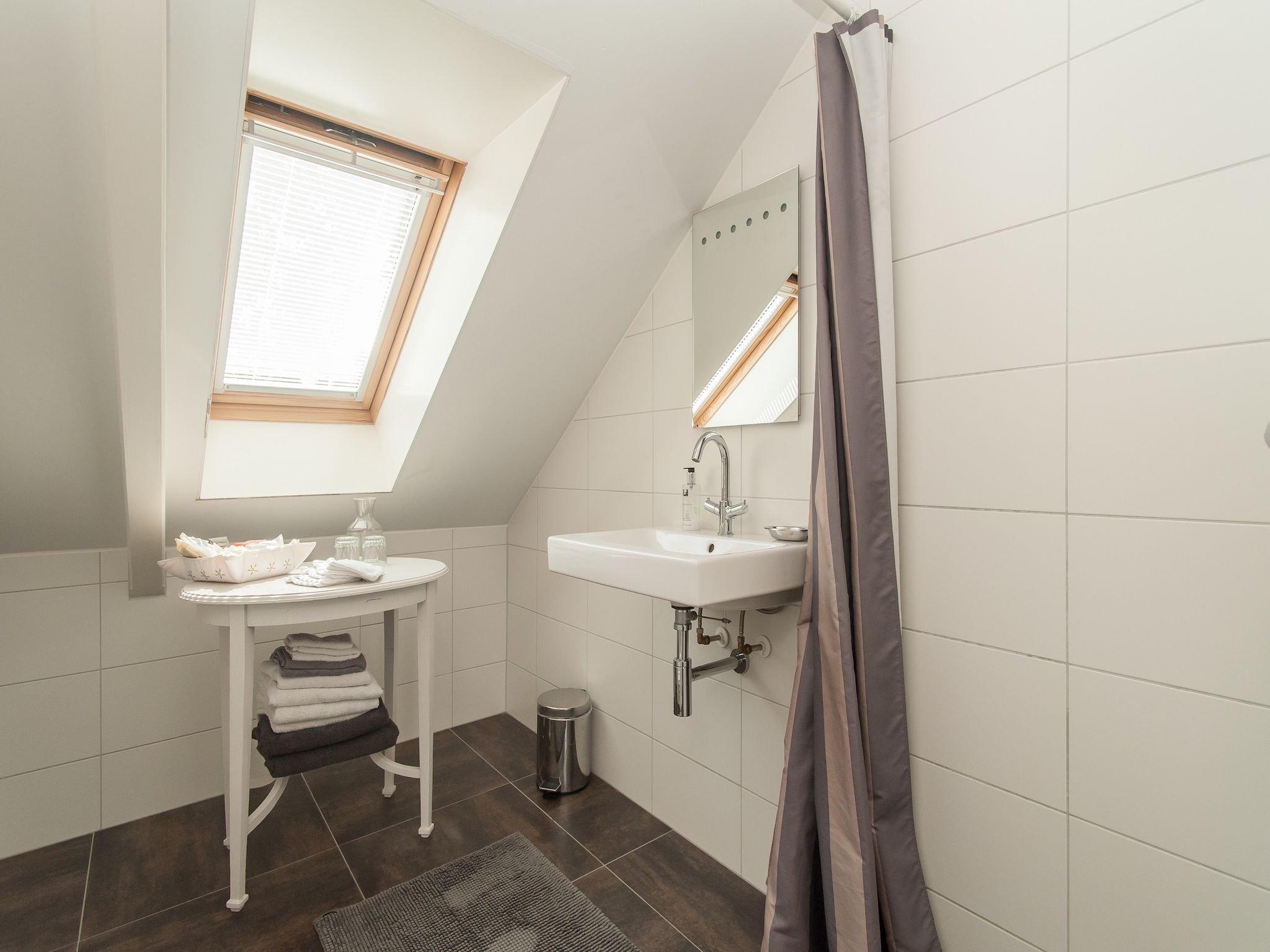 De badkamer van Wilca Hoeve in Schoorl