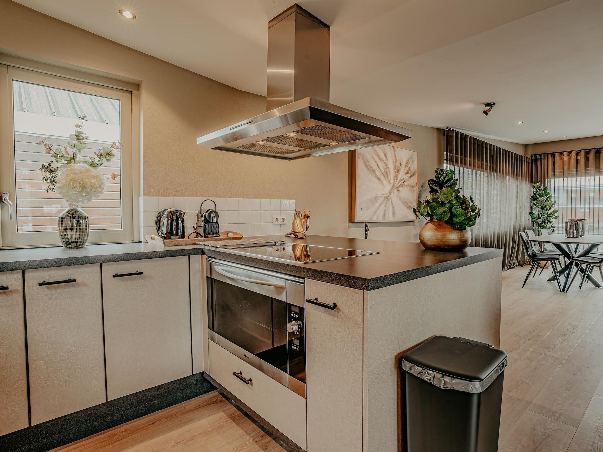 De keuken van Waterpark de Meerparel 5 in Uitgeest