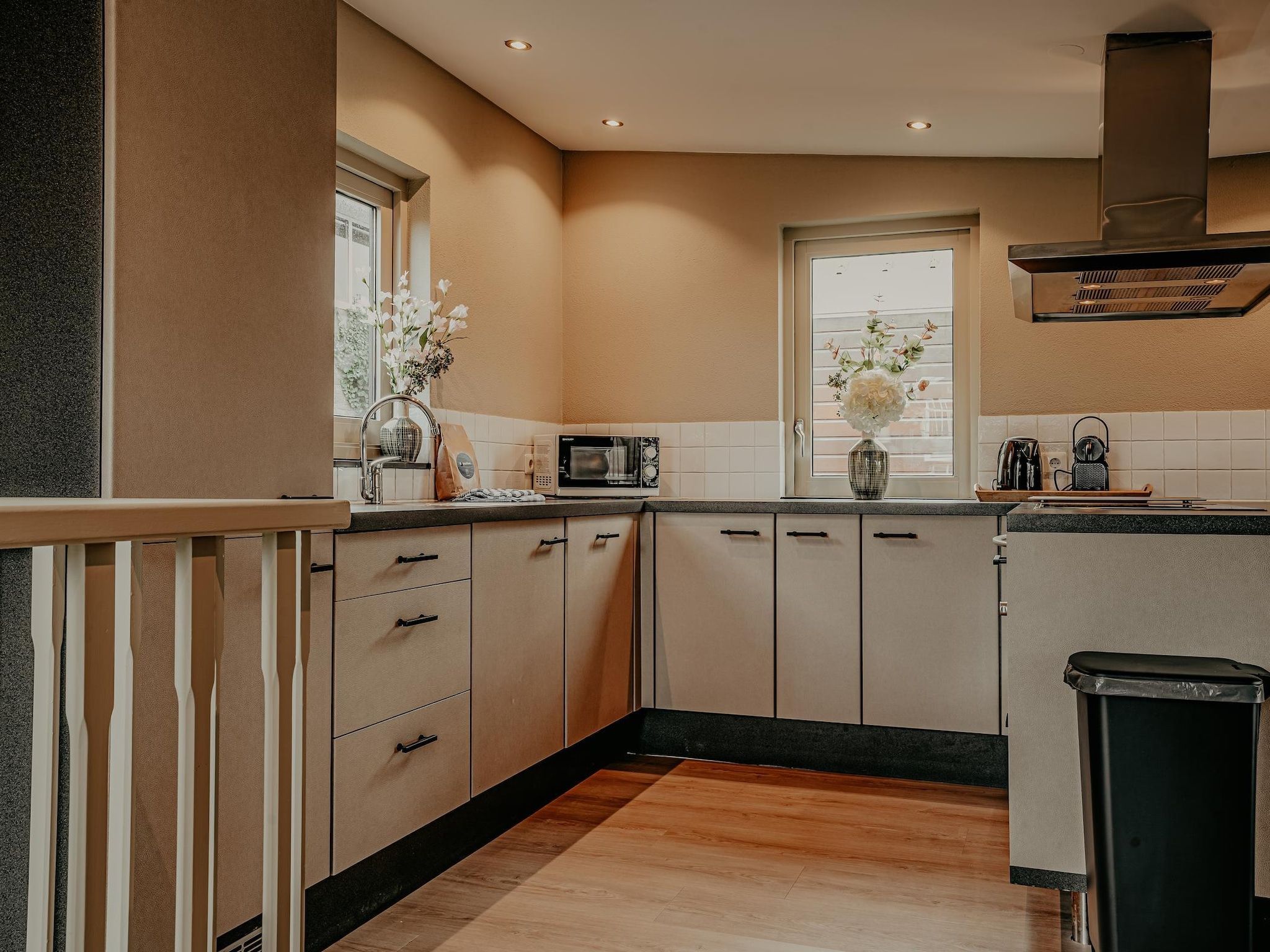 De keuken van Waterpark de Meerparel 5 in Uitgeest