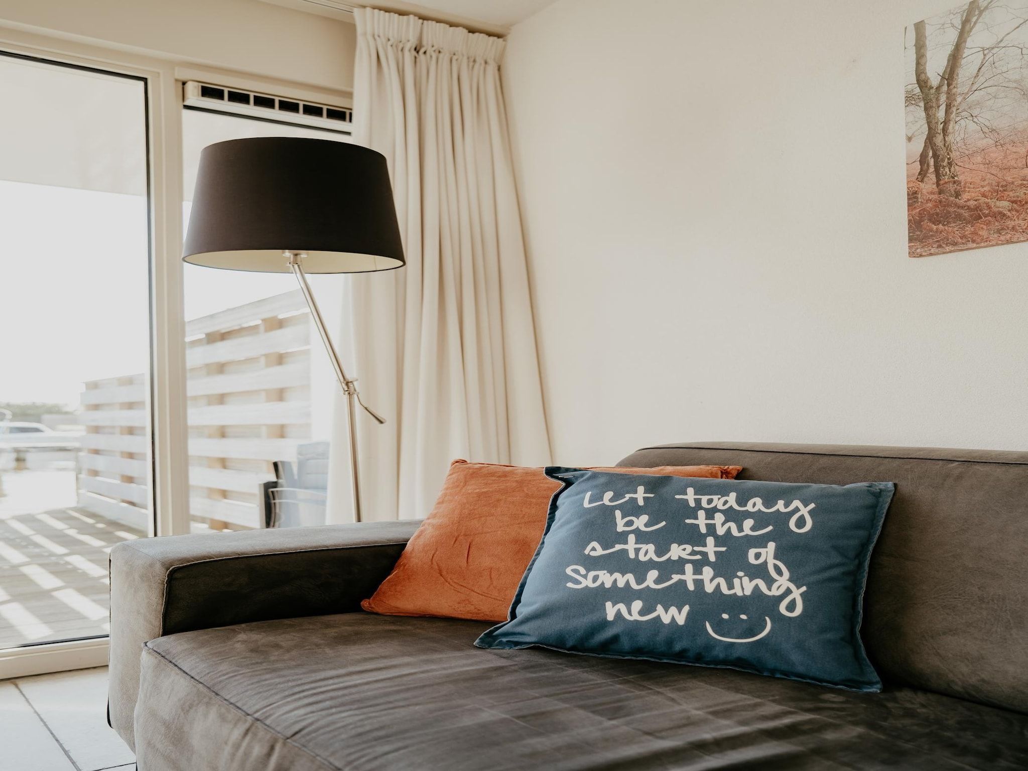 De woonkamer van Waterpark de Meerparel 4 in Uitgeest