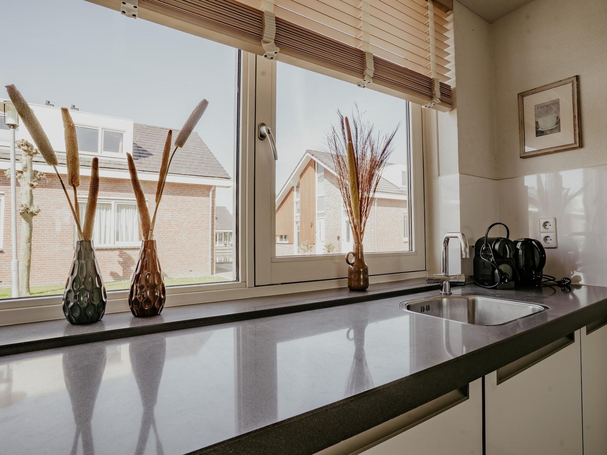 De keuken van Waterpark de Meerparel 4 in Uitgeest