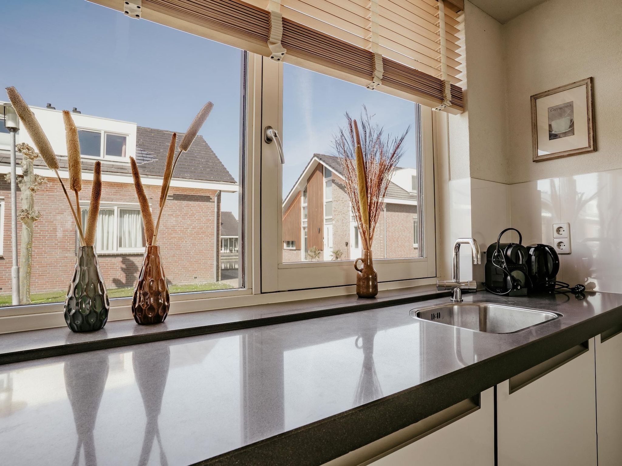 De keuken van Waterpark de Meerparel 4 in Uitgeest